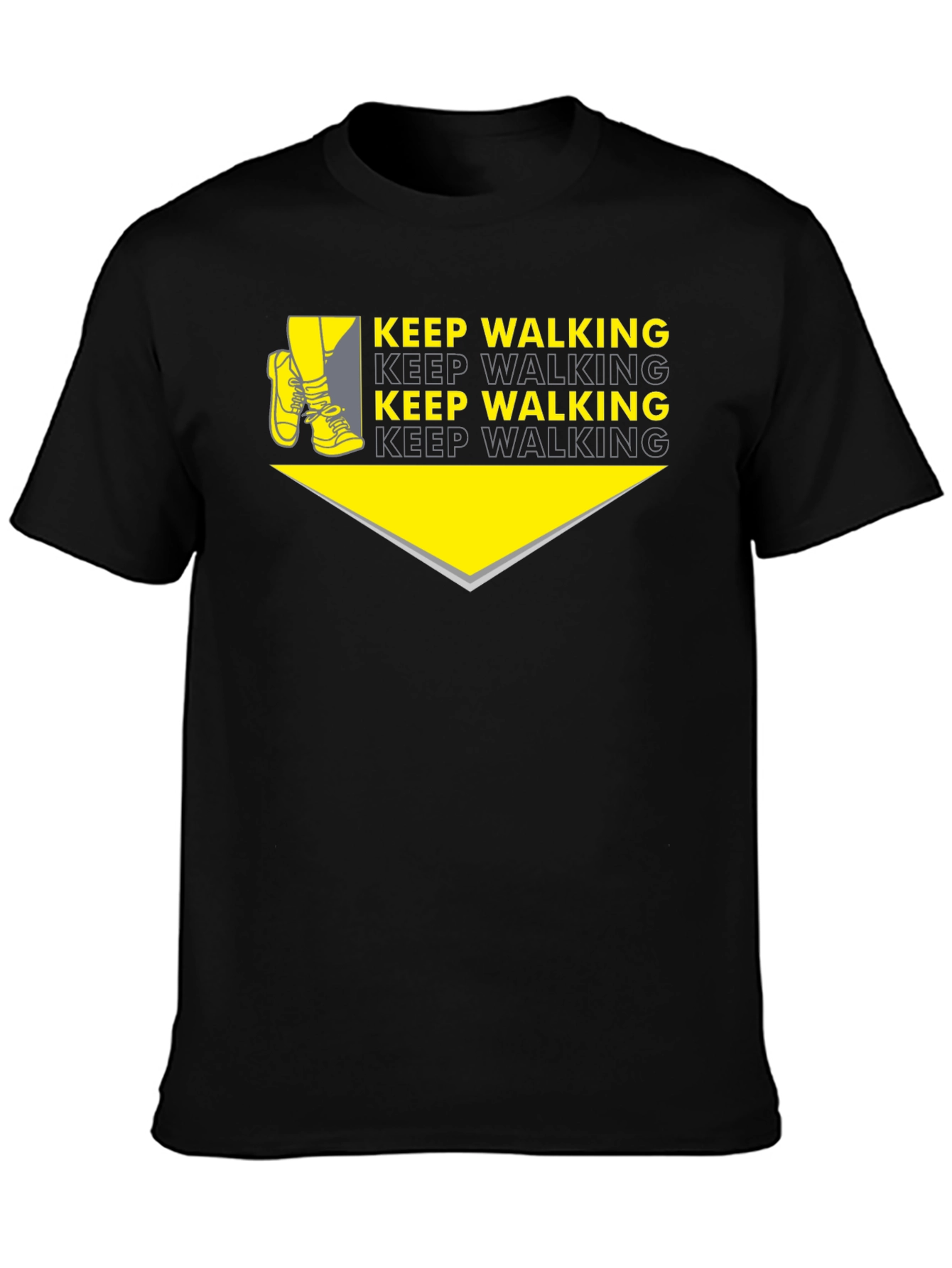 Keep Walking Graphic Tee - Stylish Walking Motivation