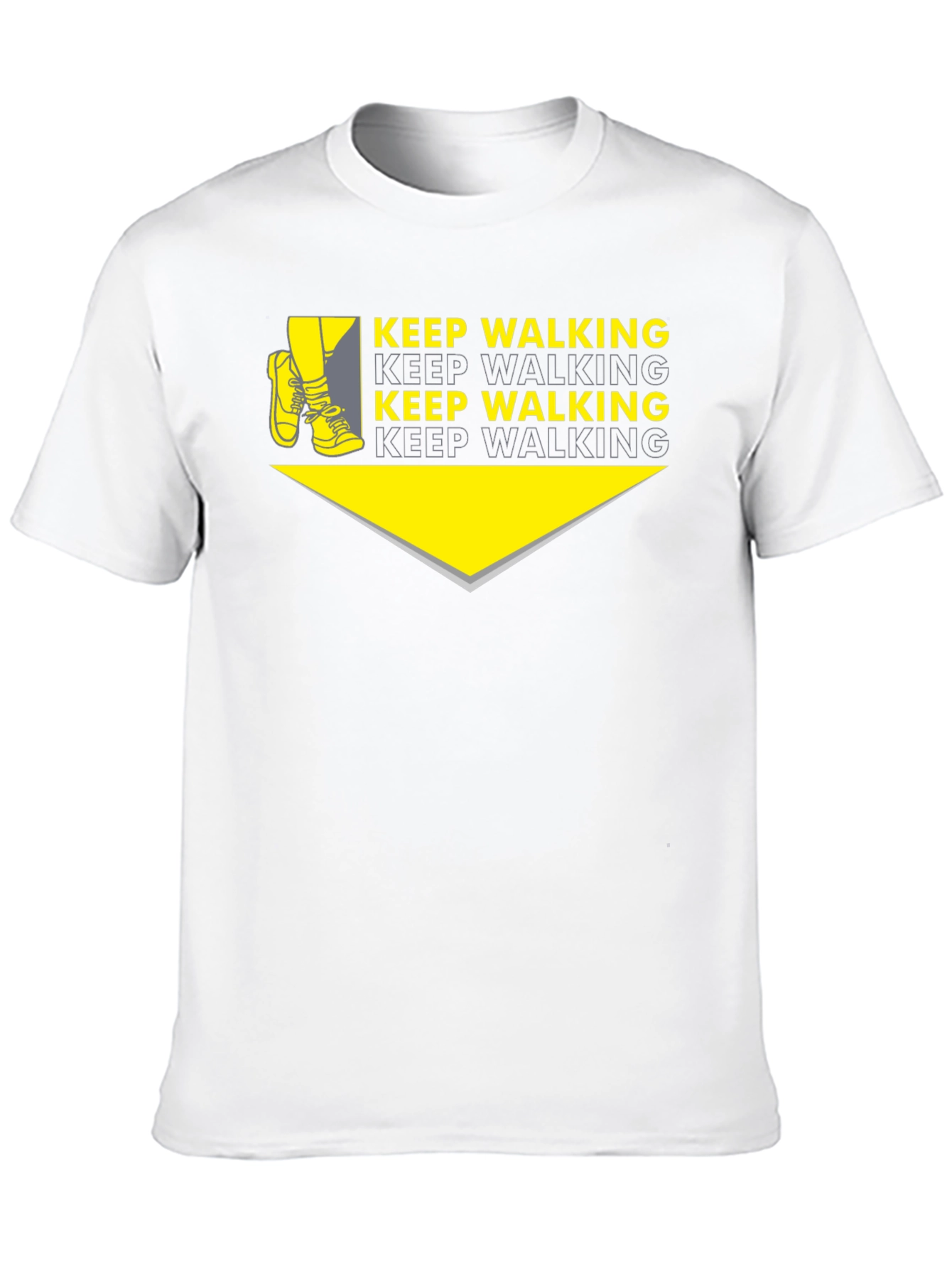 Keep Walking Graphic Tee - Stylish Walking Motivation