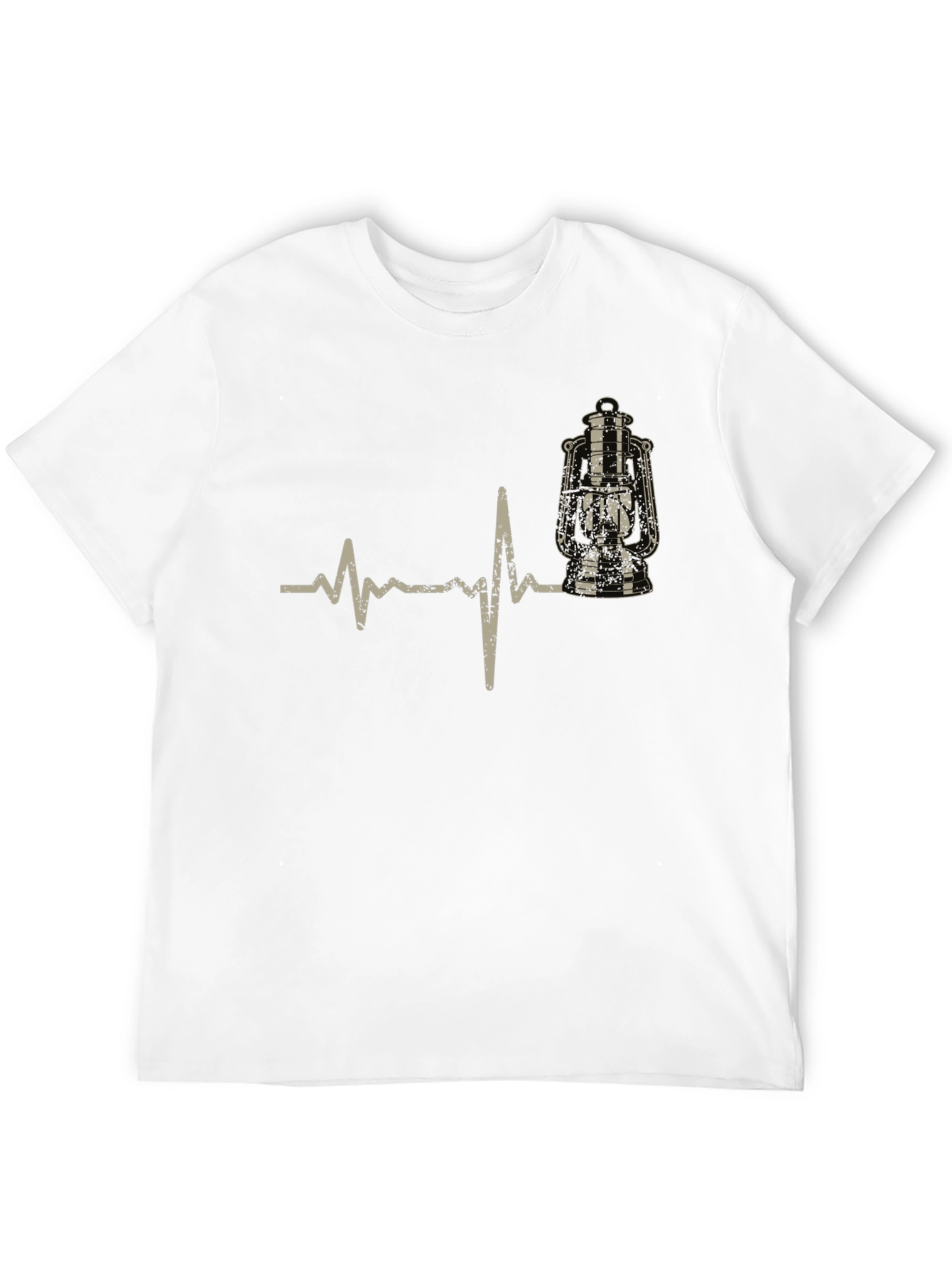 Lantern Heartbeat Graphic Tee - Black