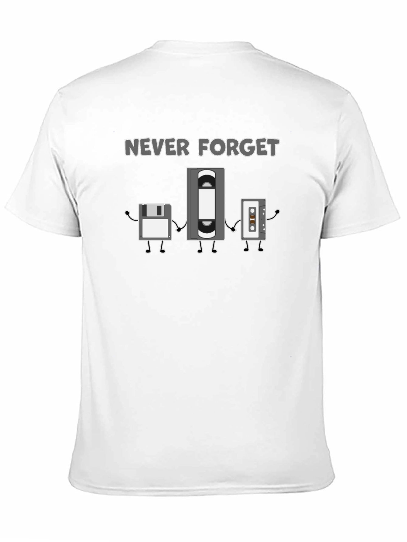 Never Forget Retro Tech T-Shirt