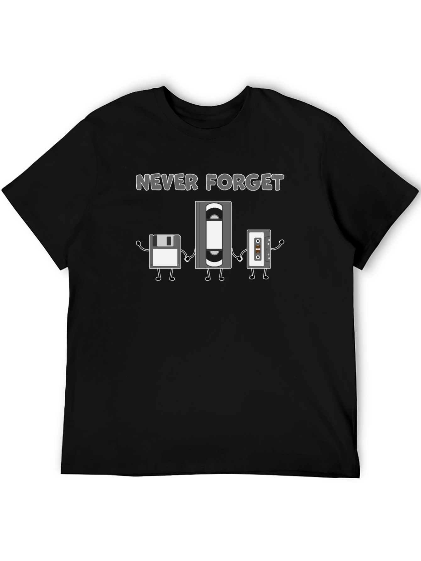 Never Forget Retro Tech T-Shirt