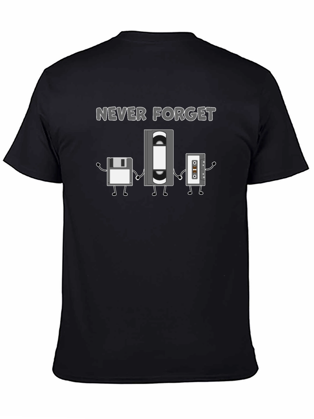 Never Forget Retro Tech T-Shirt