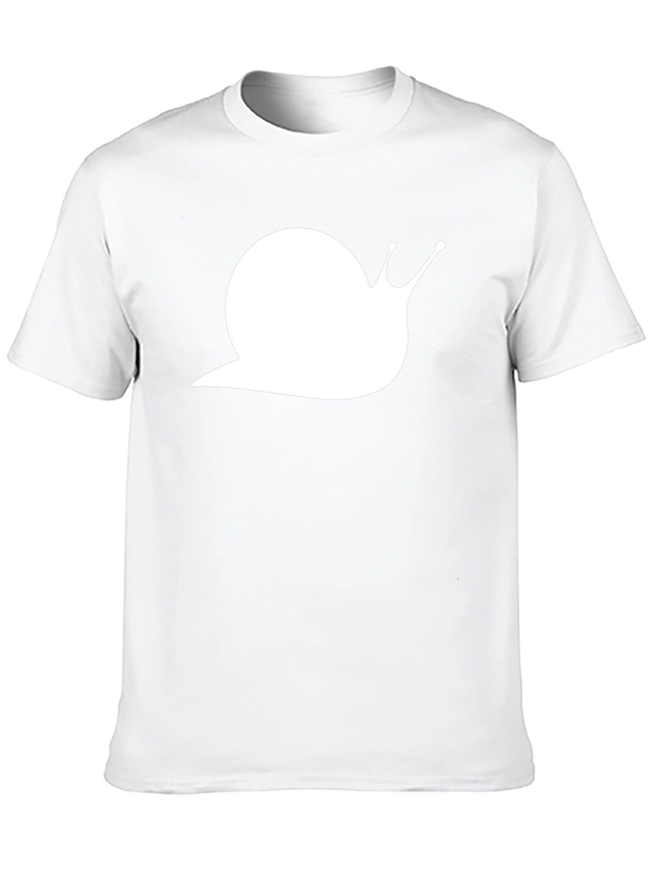 Snail Graphic T-Shirt - Black Cotton Blend
