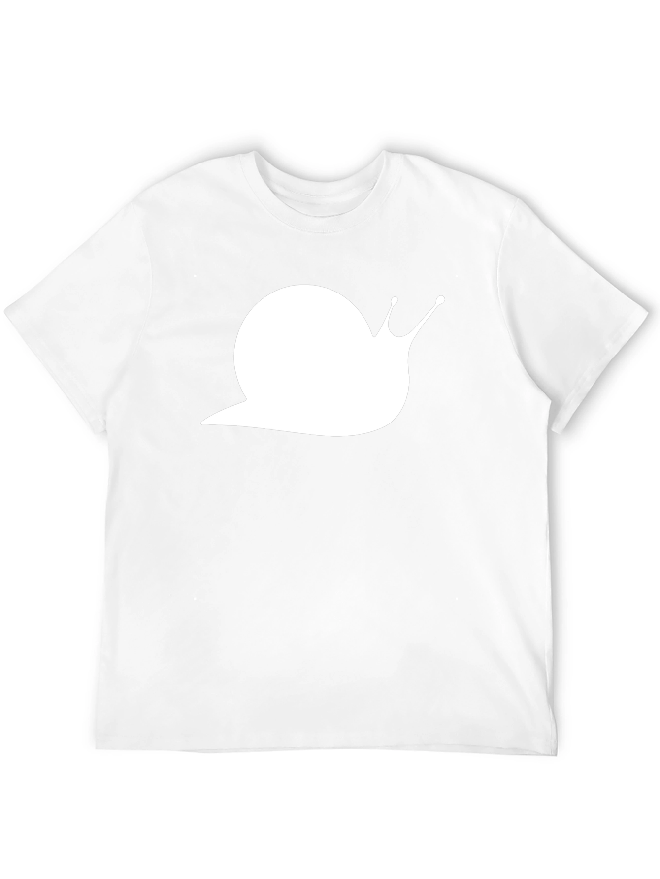 Snail Graphic T-Shirt - Black Cotton Blend