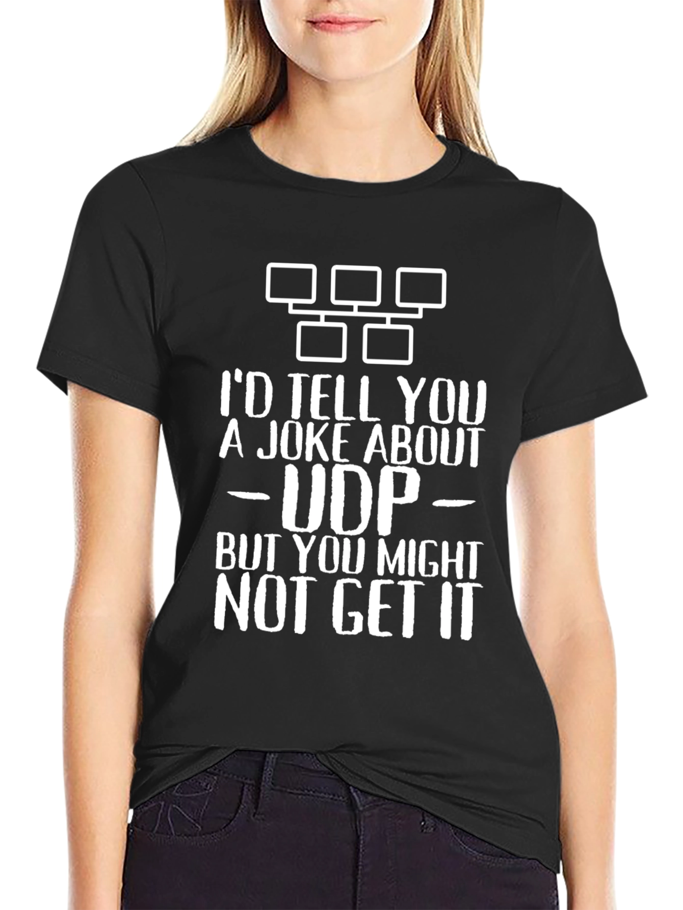 Funny UDP Joke T-Shirt - IT Humor