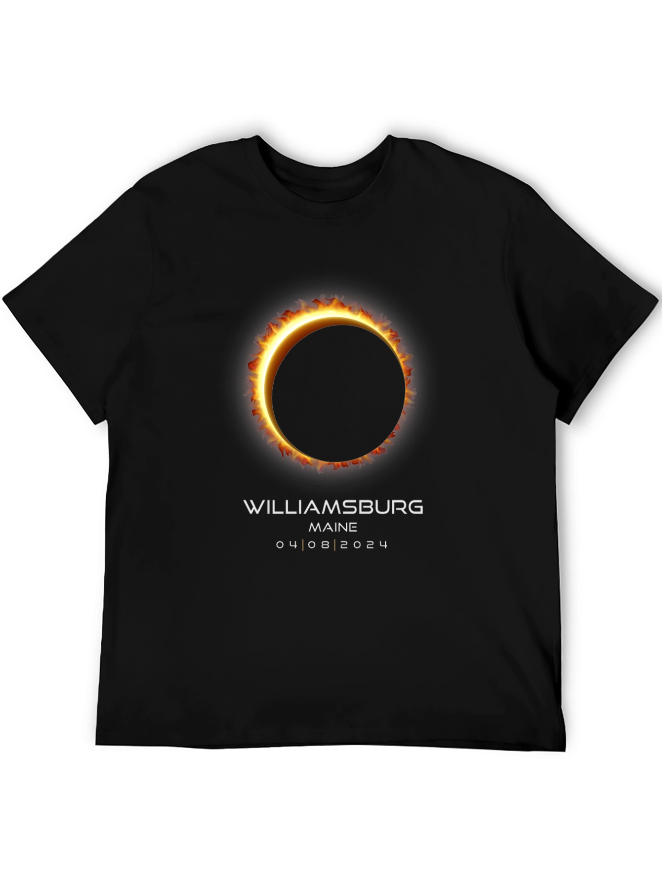 Williamsburg Maine Eclipse 2024 T-Shirt