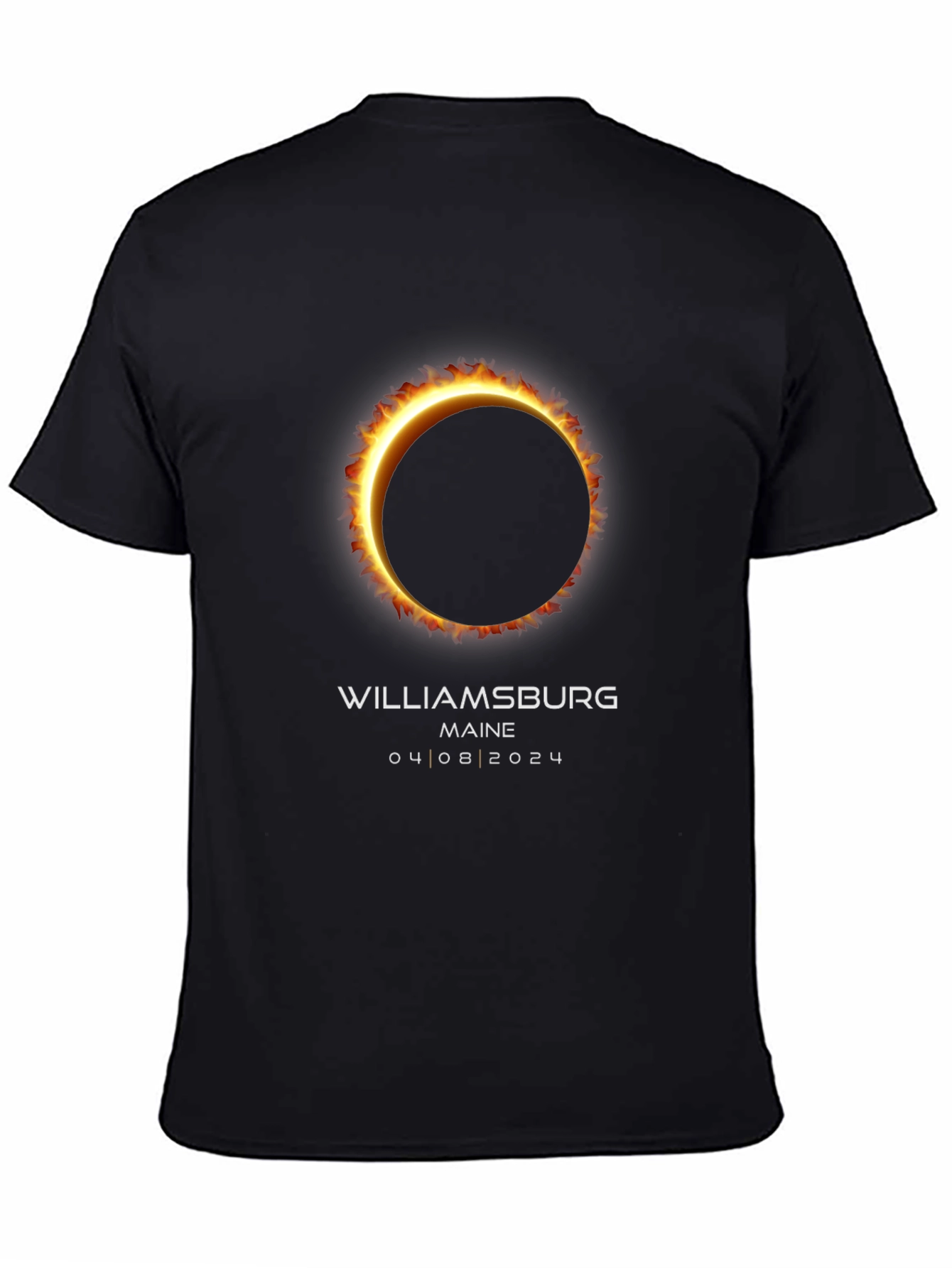 Williamsburg Maine Eclipse 2024 T-Shirt