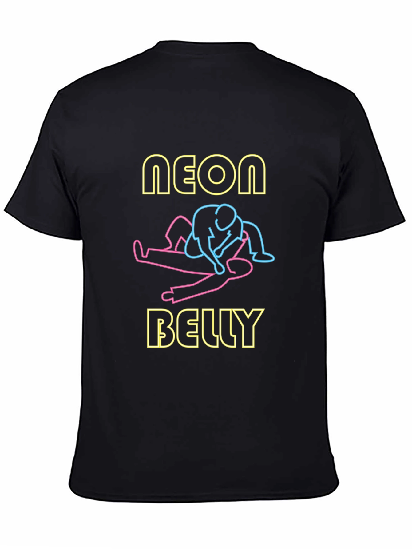 Neon Belly T-Shirt - Unique Graphic Design