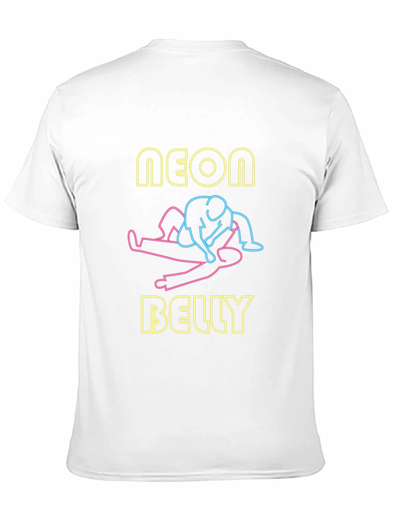 Neon Belly T-Shirt - Unique Graphic Design