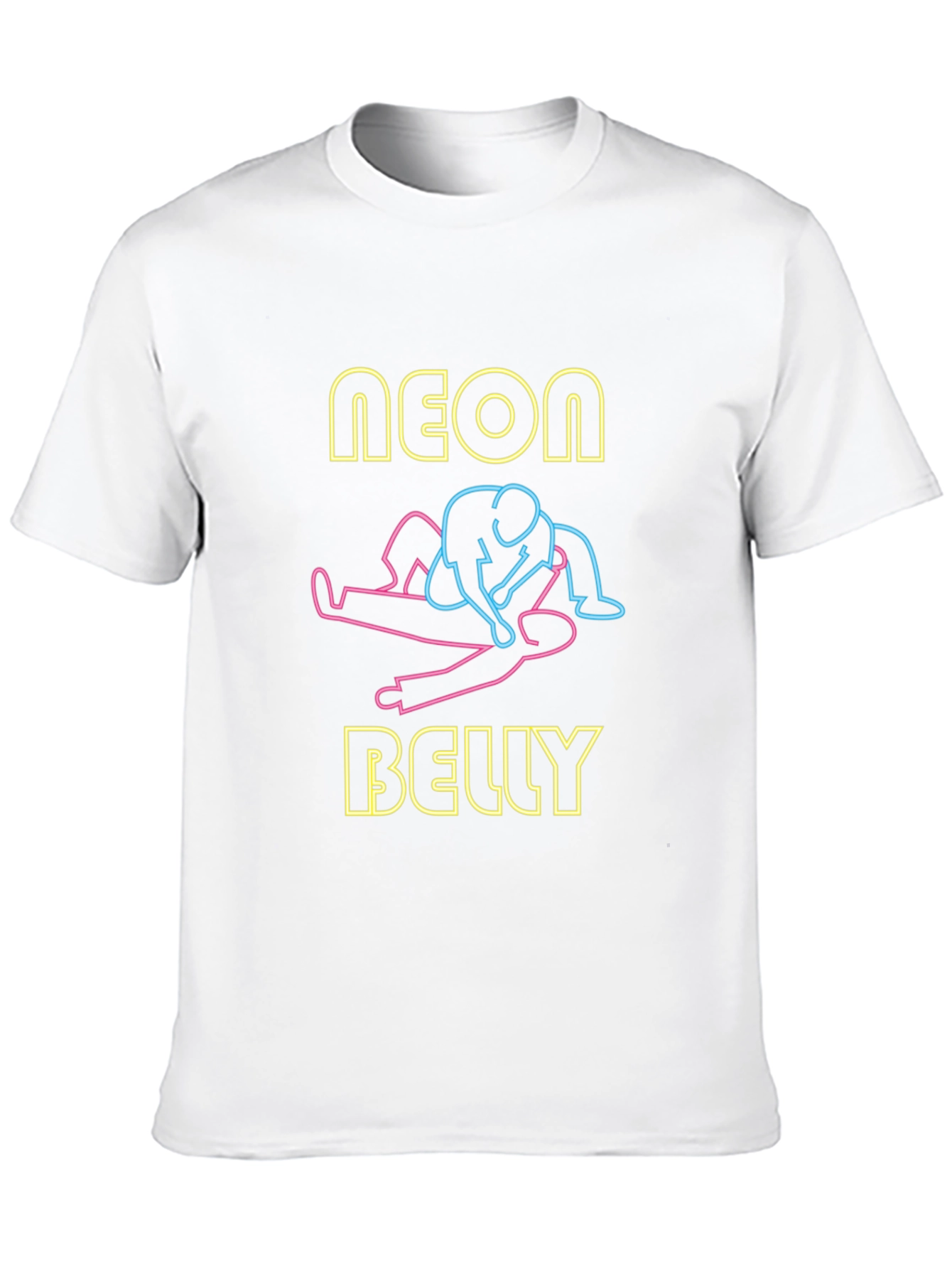 Neon Belly T-Shirt - Unique Graphic Design