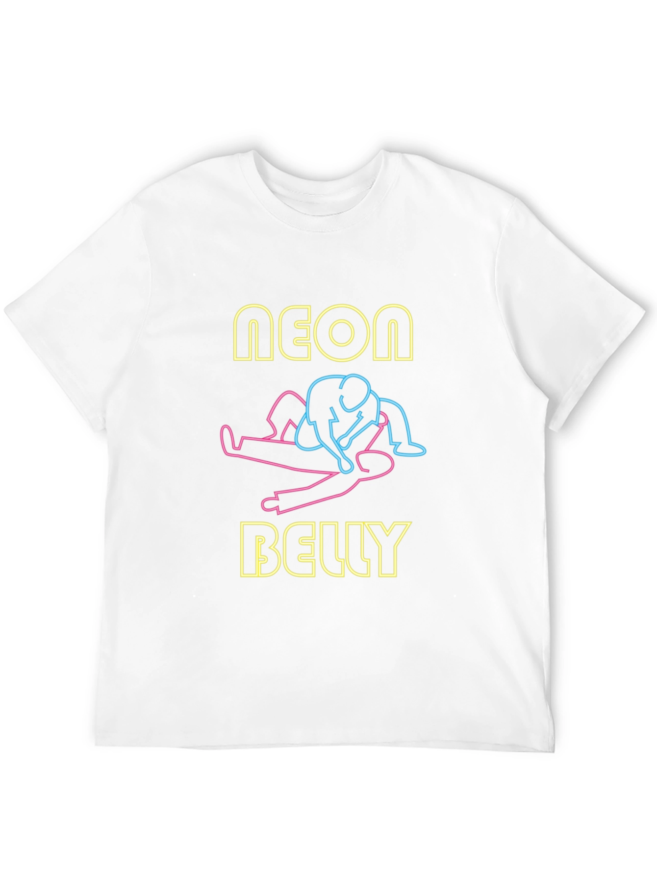 Neon Belly T-Shirt - Unique Graphic Design