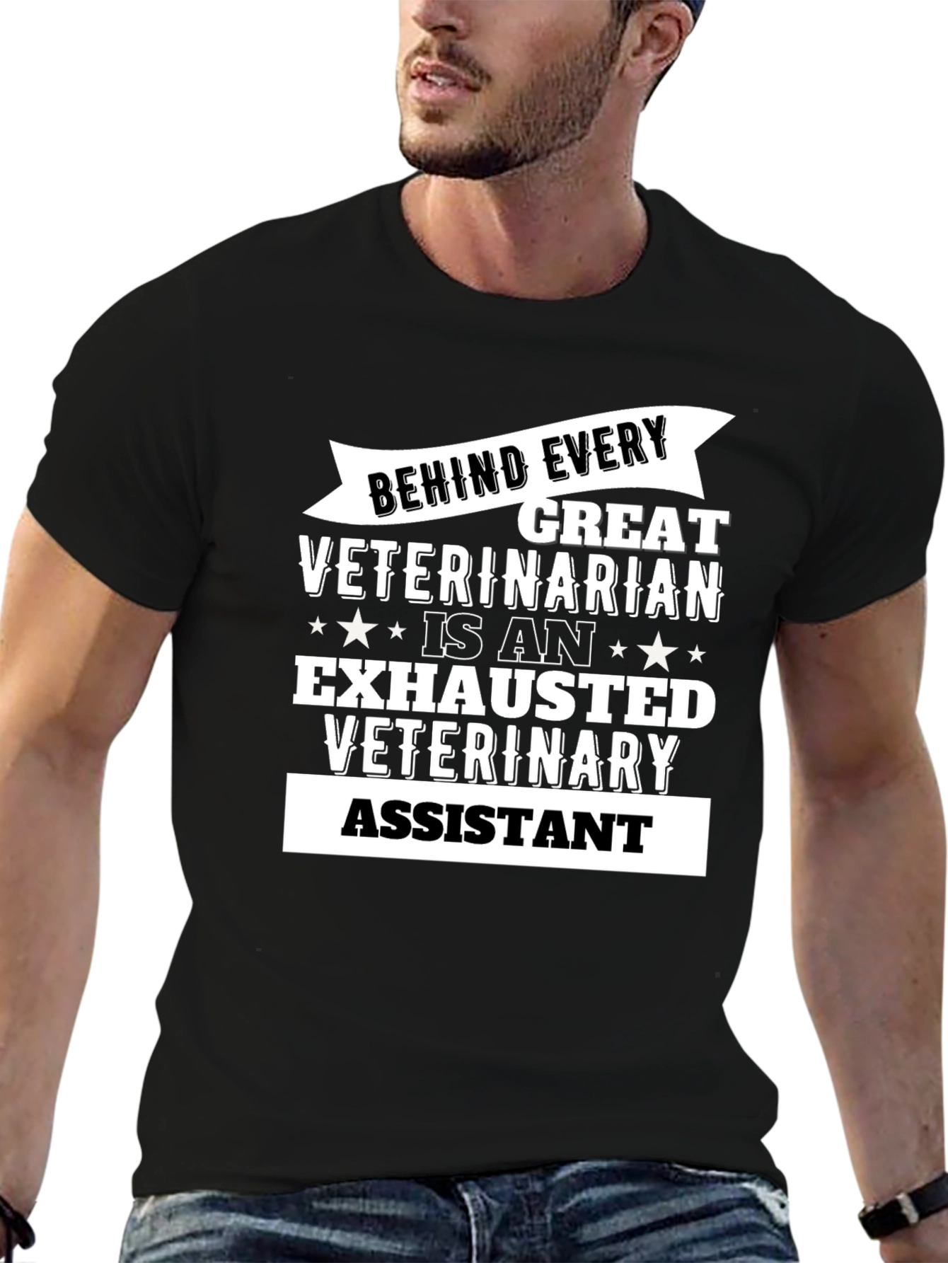 Exhausted Veterinary Assistant T-Shirt