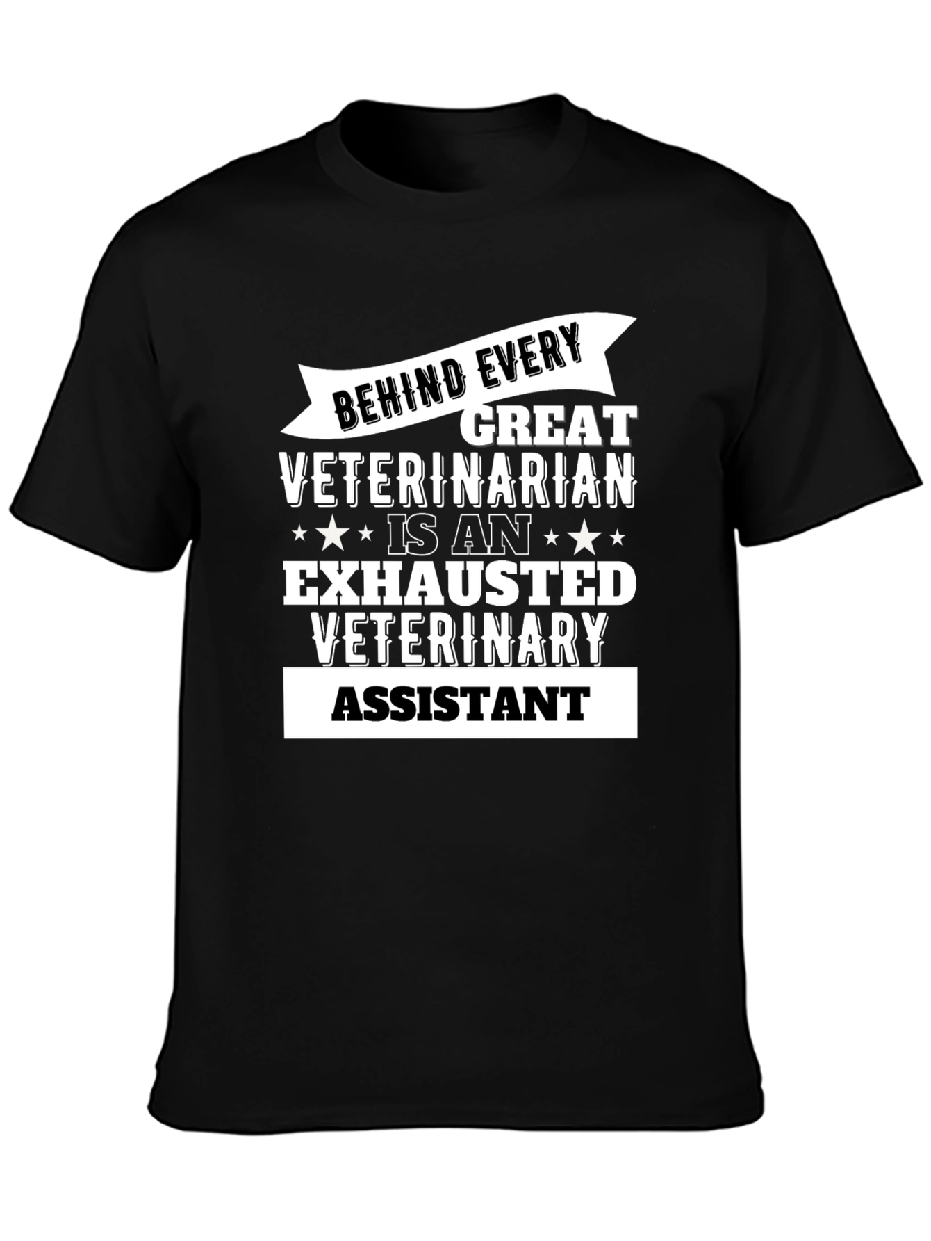 Exhausted Veterinary Assistant T-Shirt