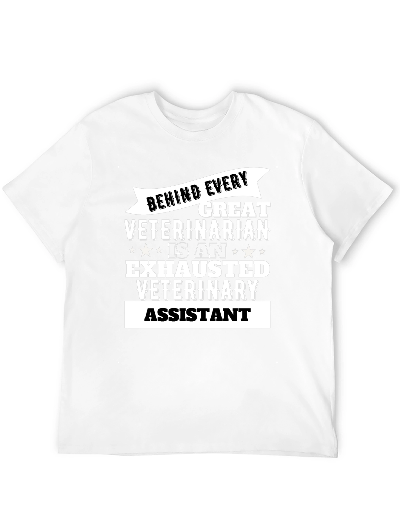Exhausted Veterinary Assistant T-Shirt