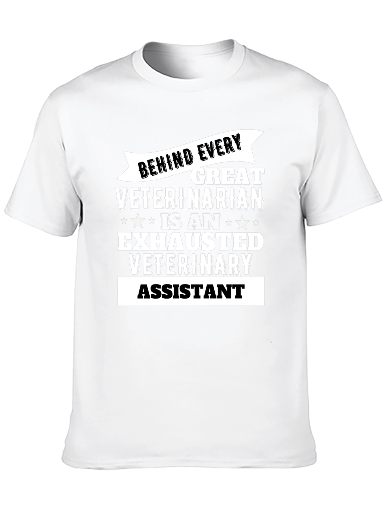 Exhausted Veterinary Assistant T-Shirt