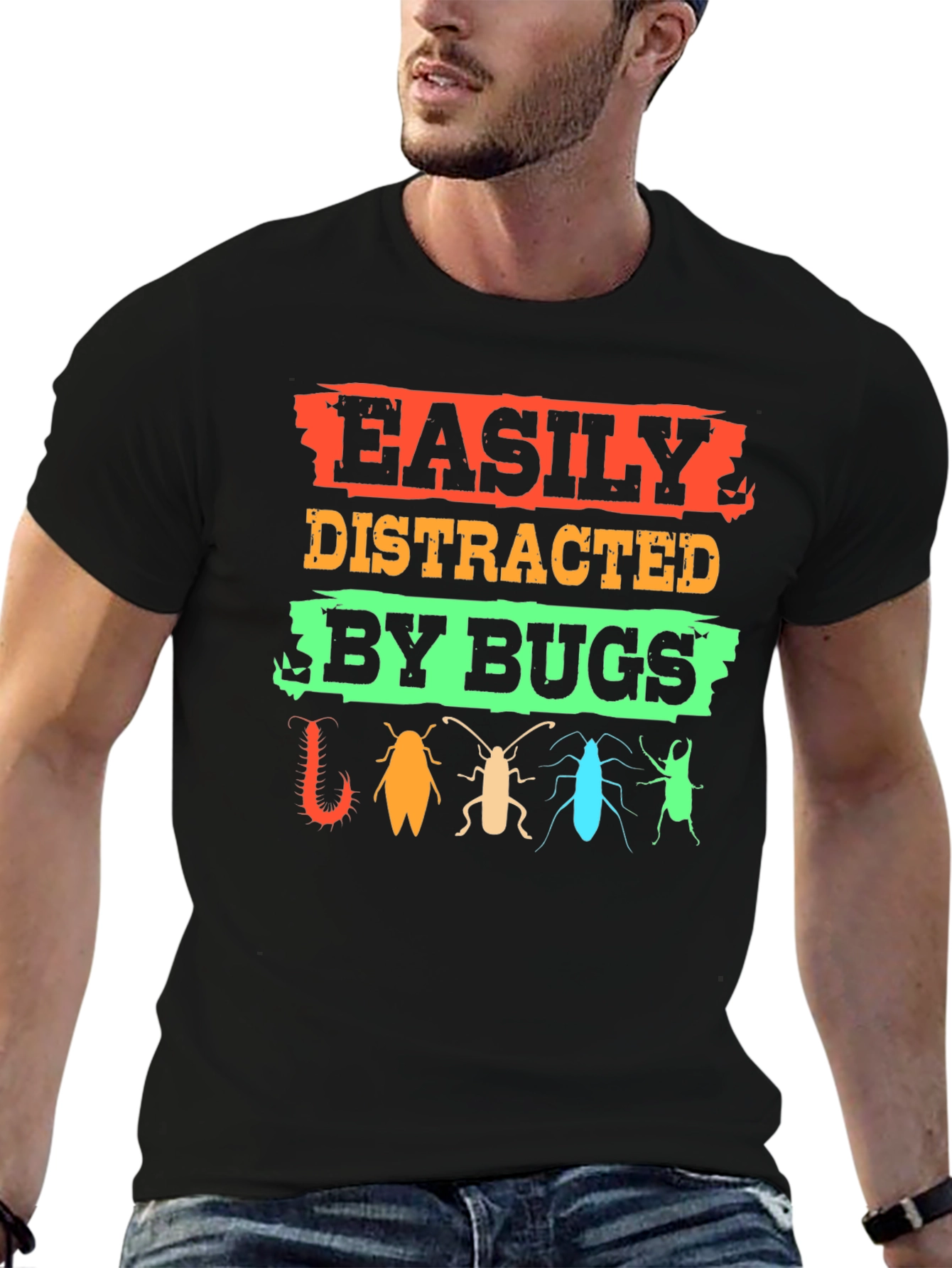 Easily Distracted By Bugs T-Shirt