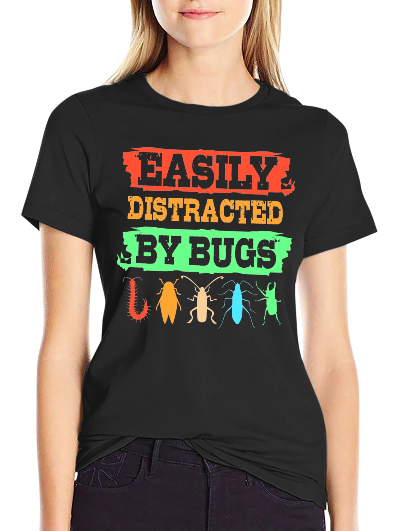 Easily Distracted By Bugs T-Shirt
