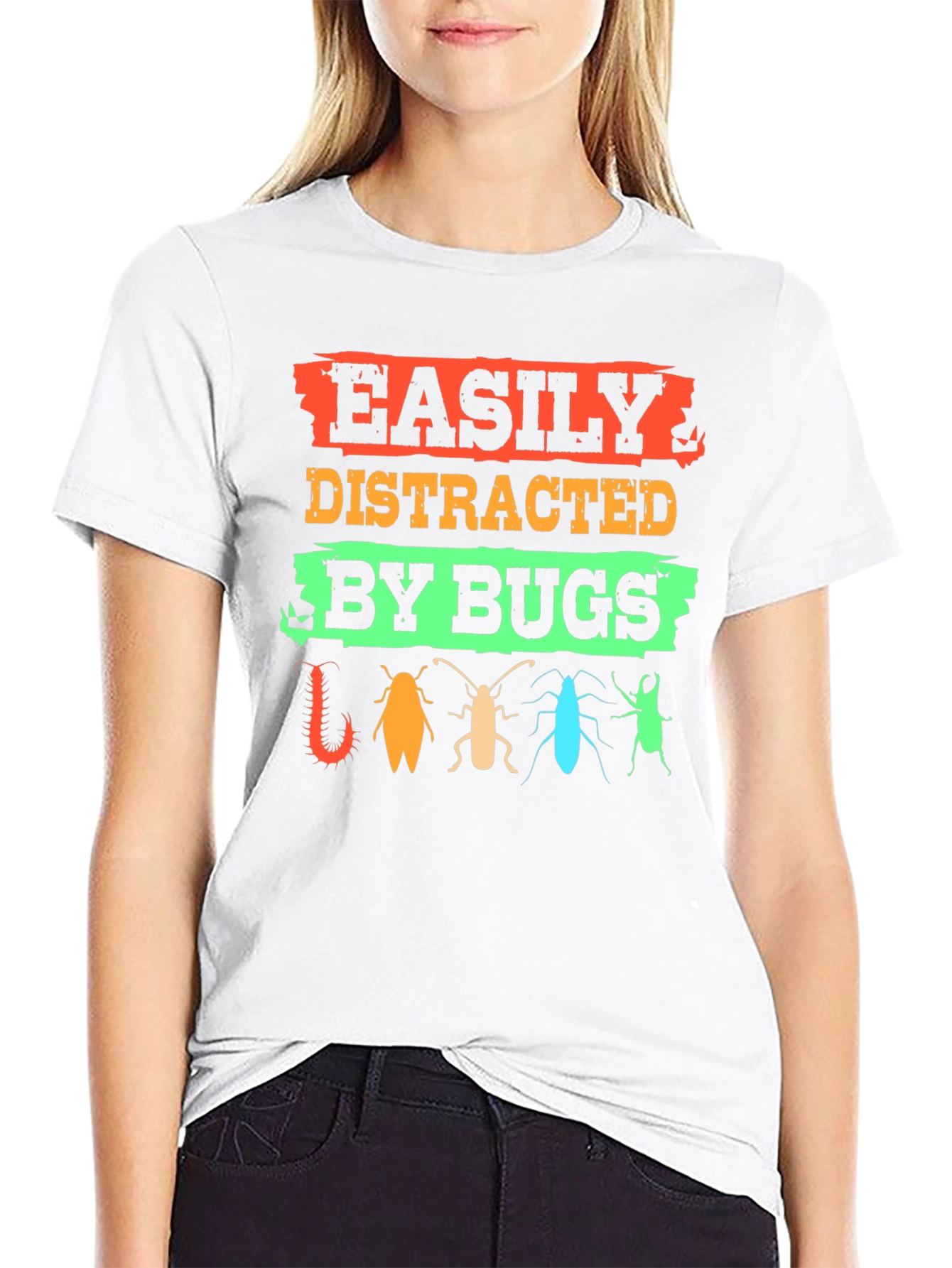 Easily Distracted By Bugs T-Shirt