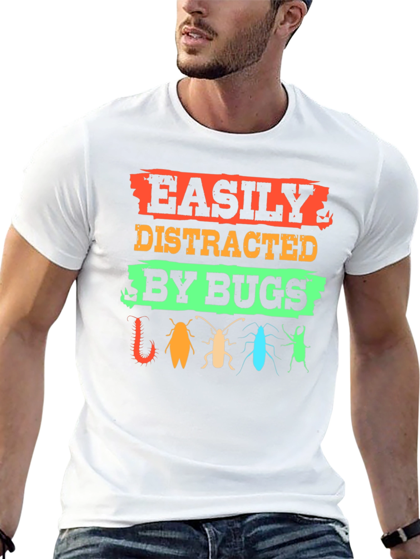 Easily Distracted By Bugs T-Shirt