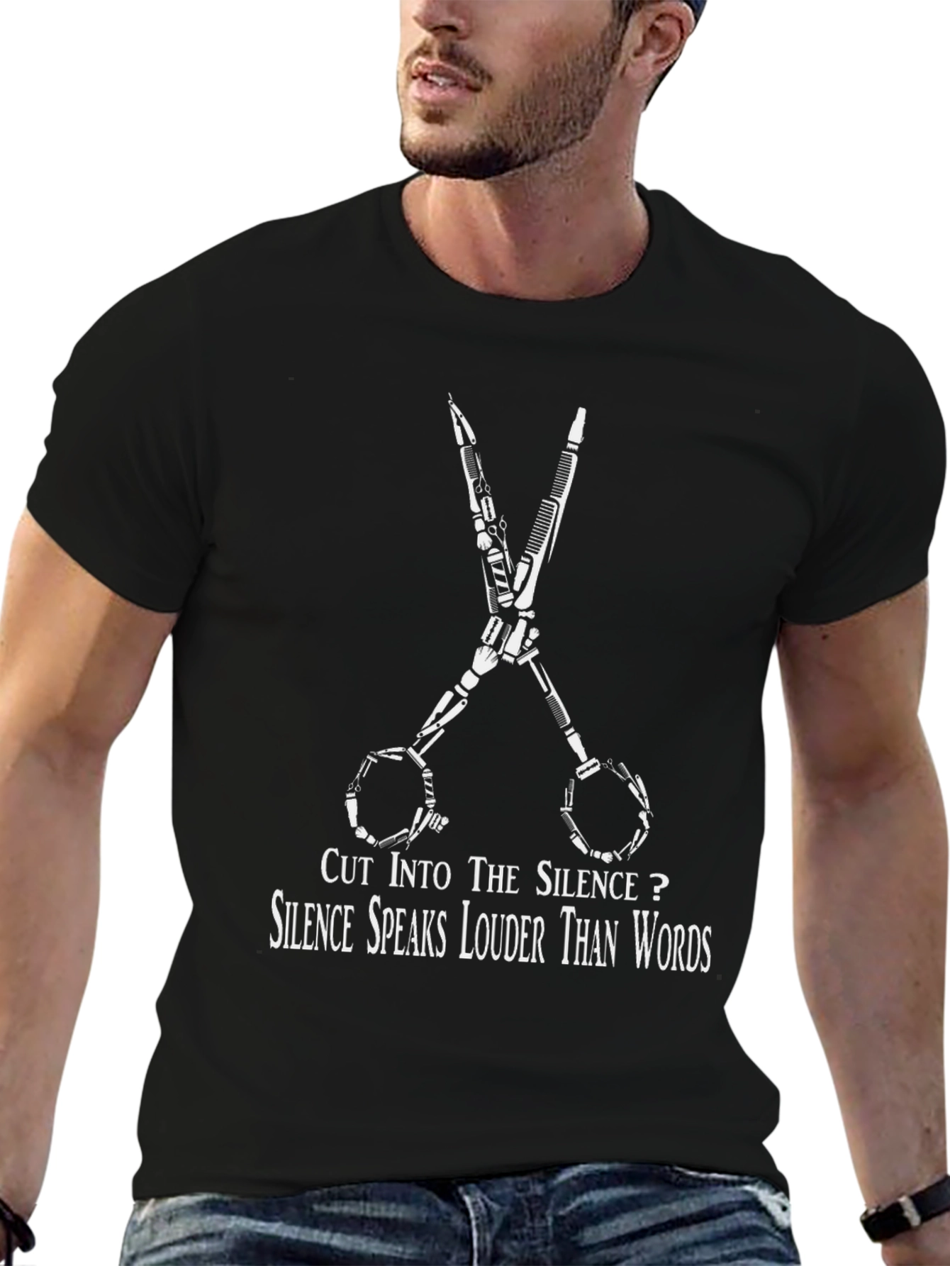 Silence Speaks Graphic T-Shirt