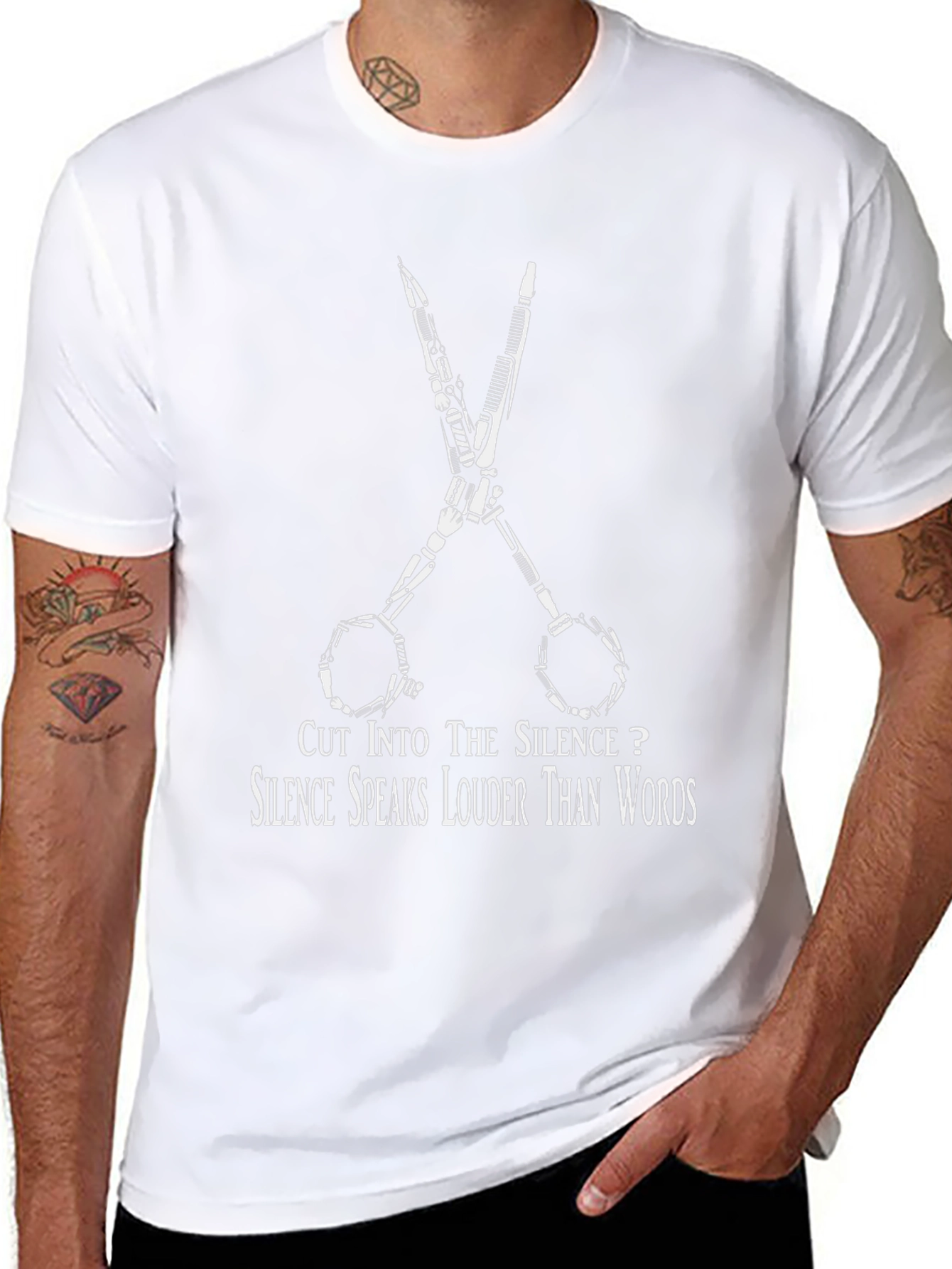 Silence Speaks Graphic T-Shirt