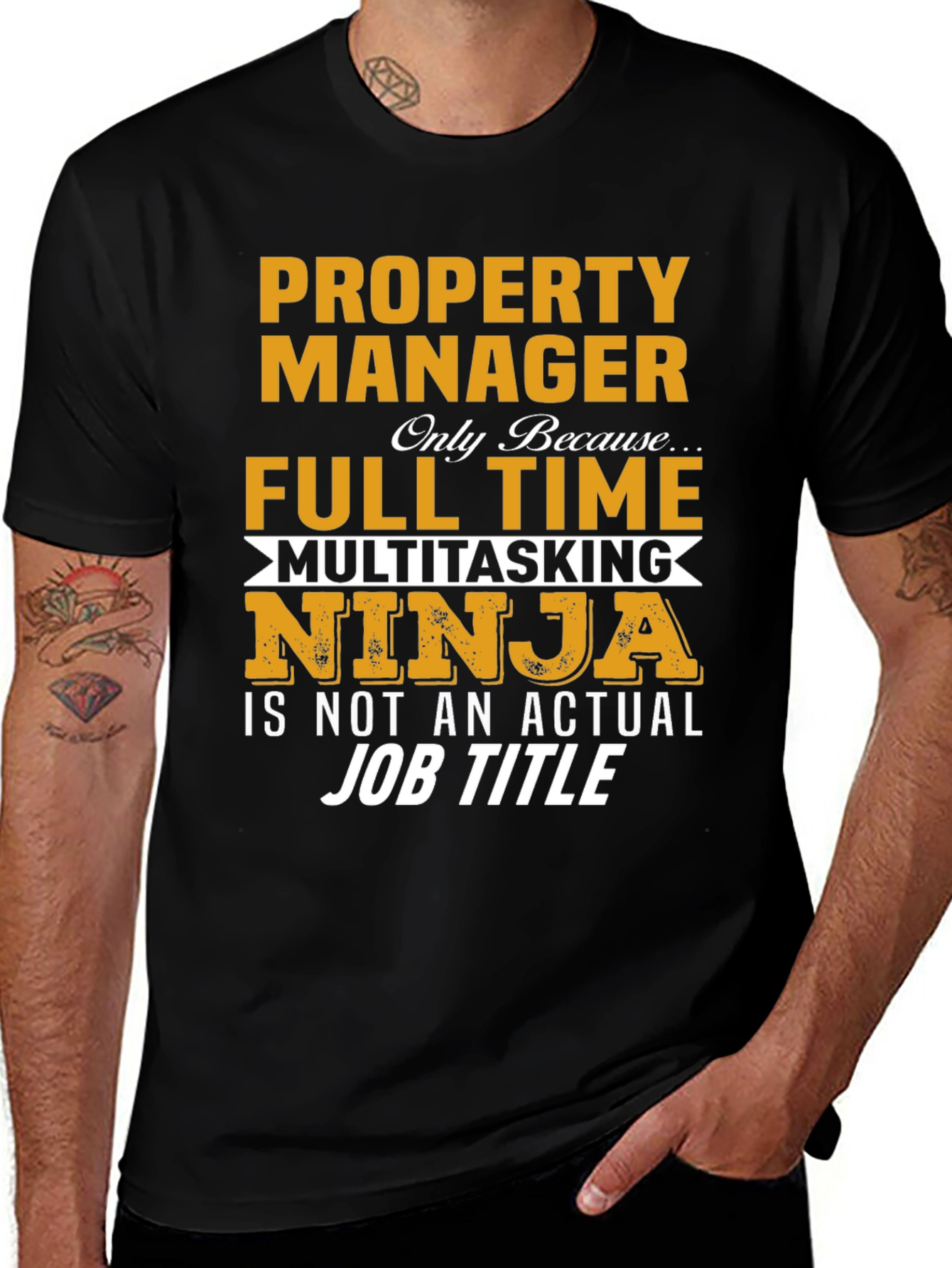 Property Manager Ninja T-Shirt - Full Time
