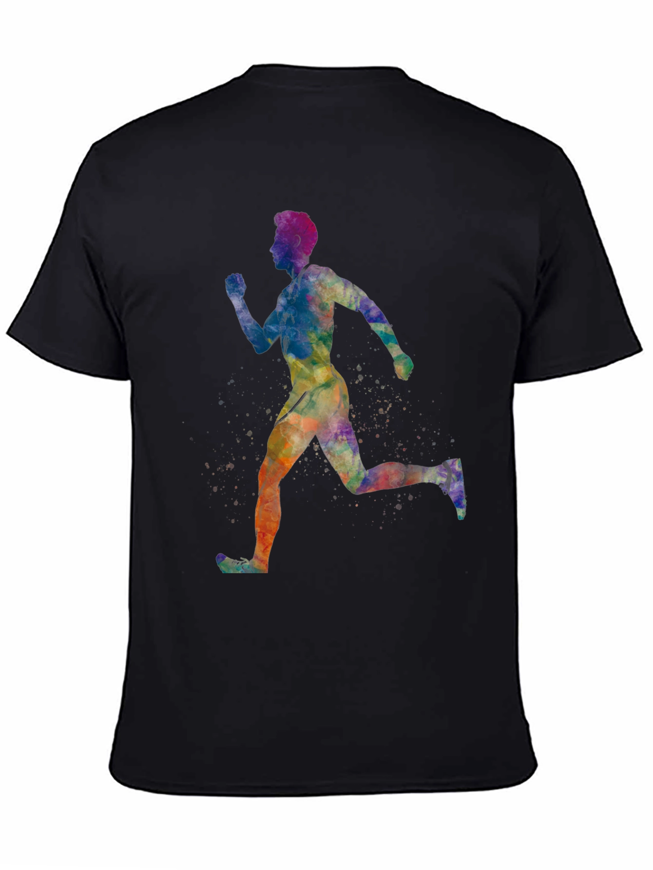 Watercolor Runner Graphic Tee