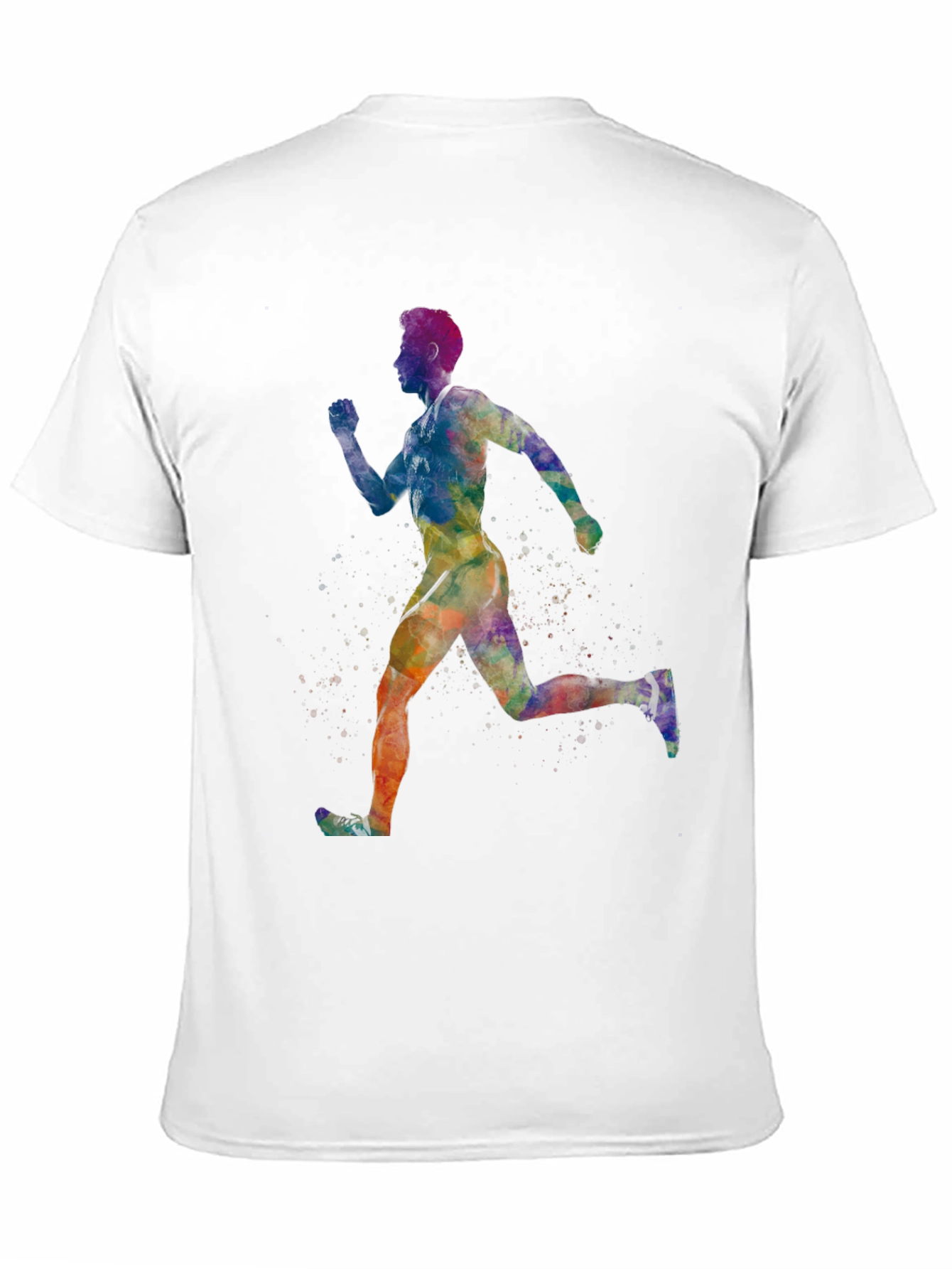 Watercolor Runner Graphic Tee