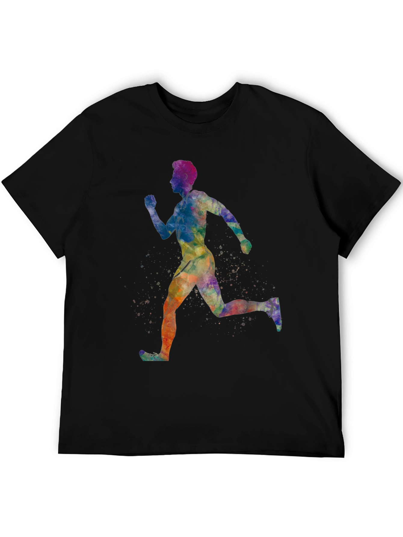 Watercolor Runner Graphic Tee