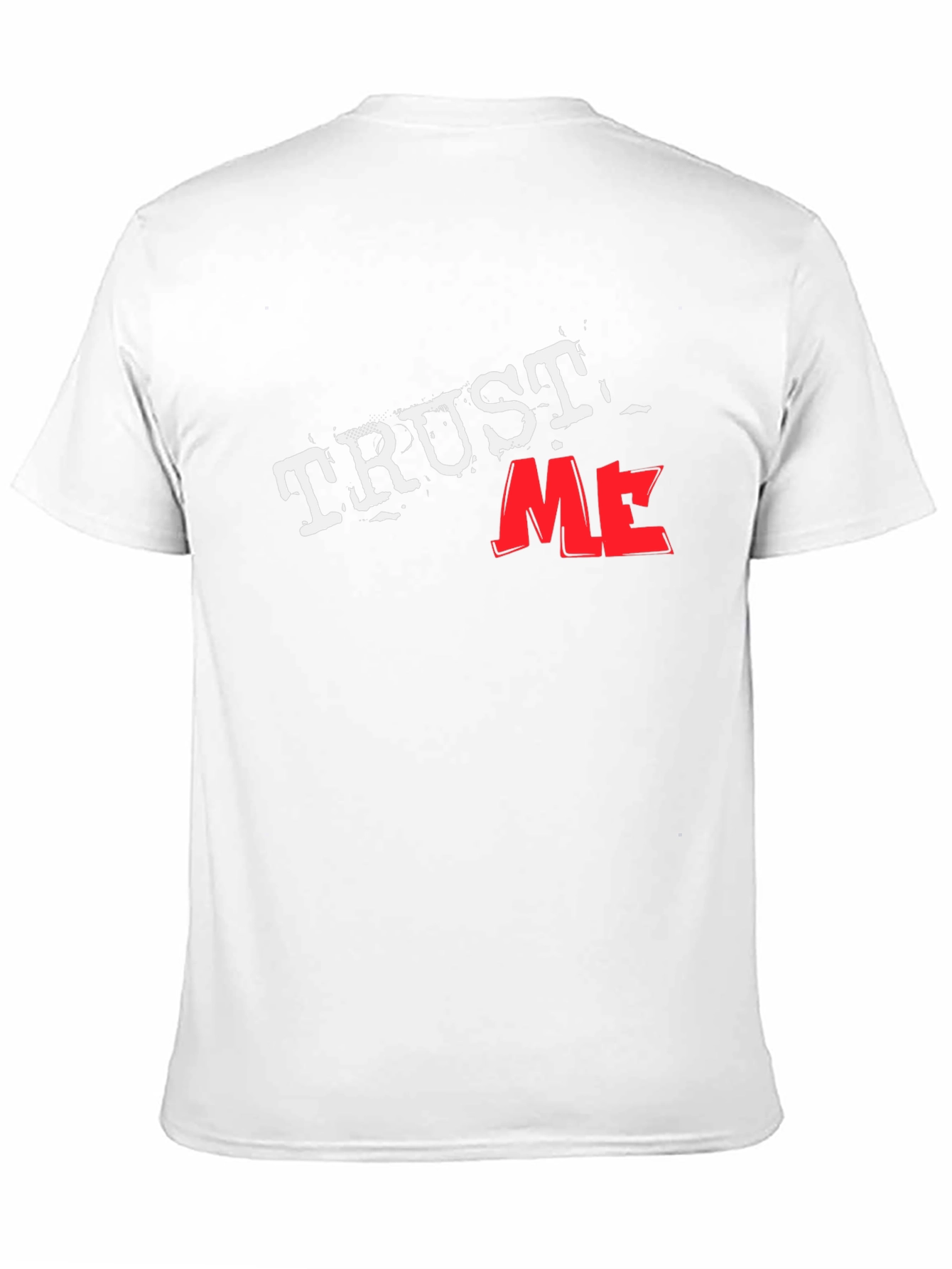 Trust Me Graphic Tee - Black Cotton T-Shirt