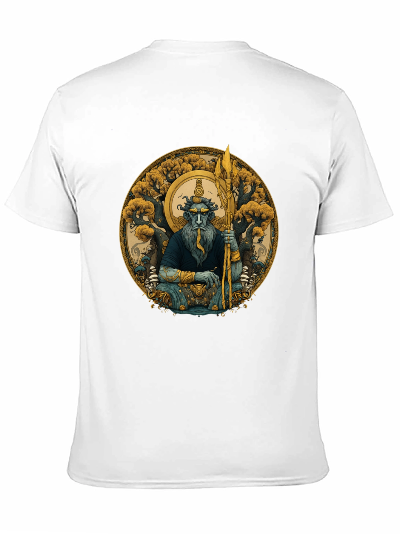 Mythical Guardian Graphic Tee - Black