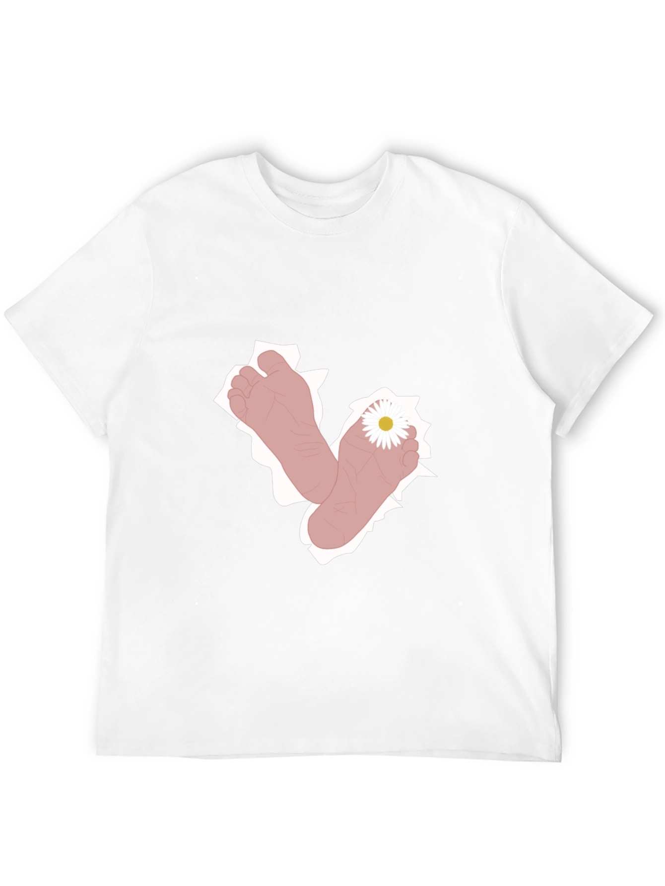 Barefoot Daisy Black Graphic Tee