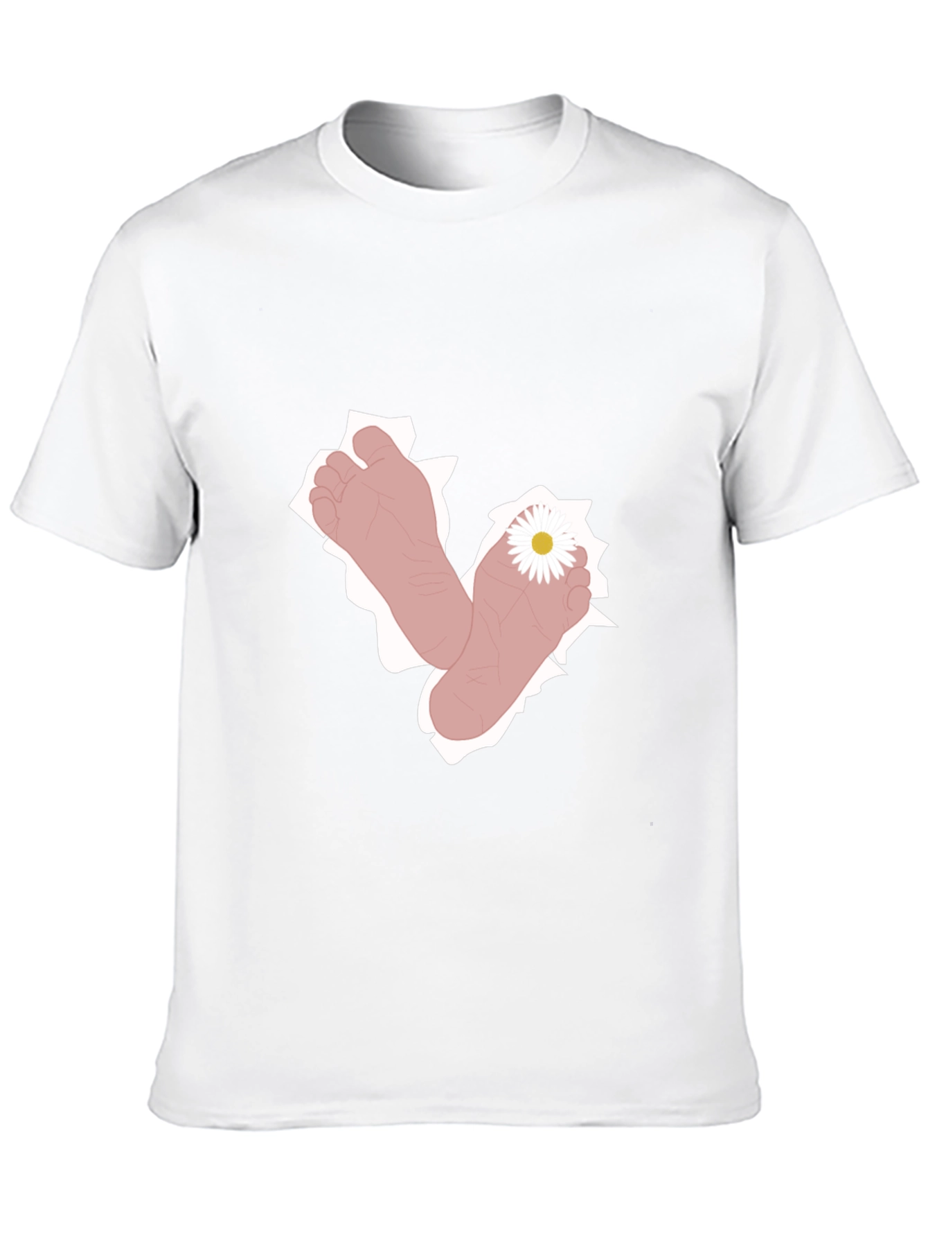 Barefoot Daisy Black Graphic Tee
