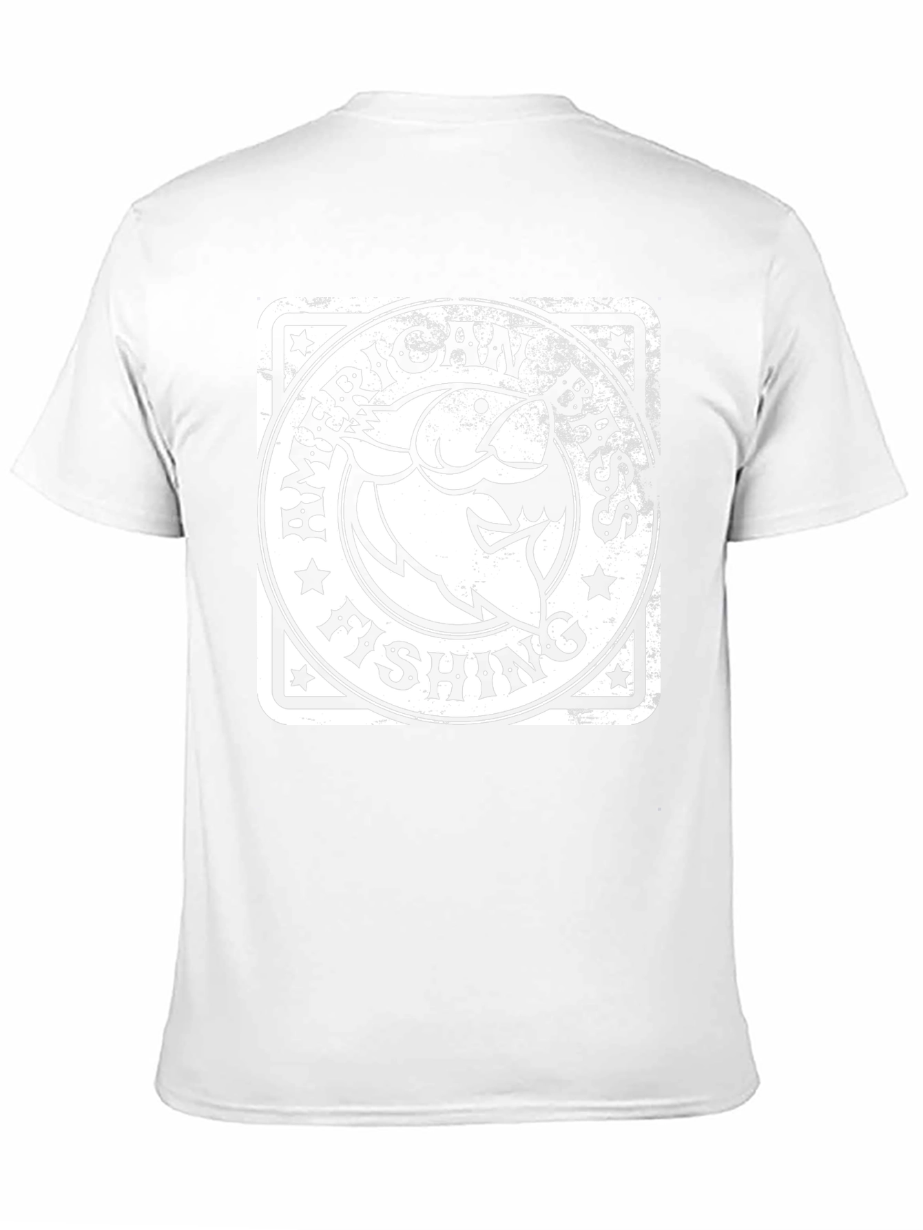 American Bass Fishing Graphic Tee - Black Cotton T-Shirt