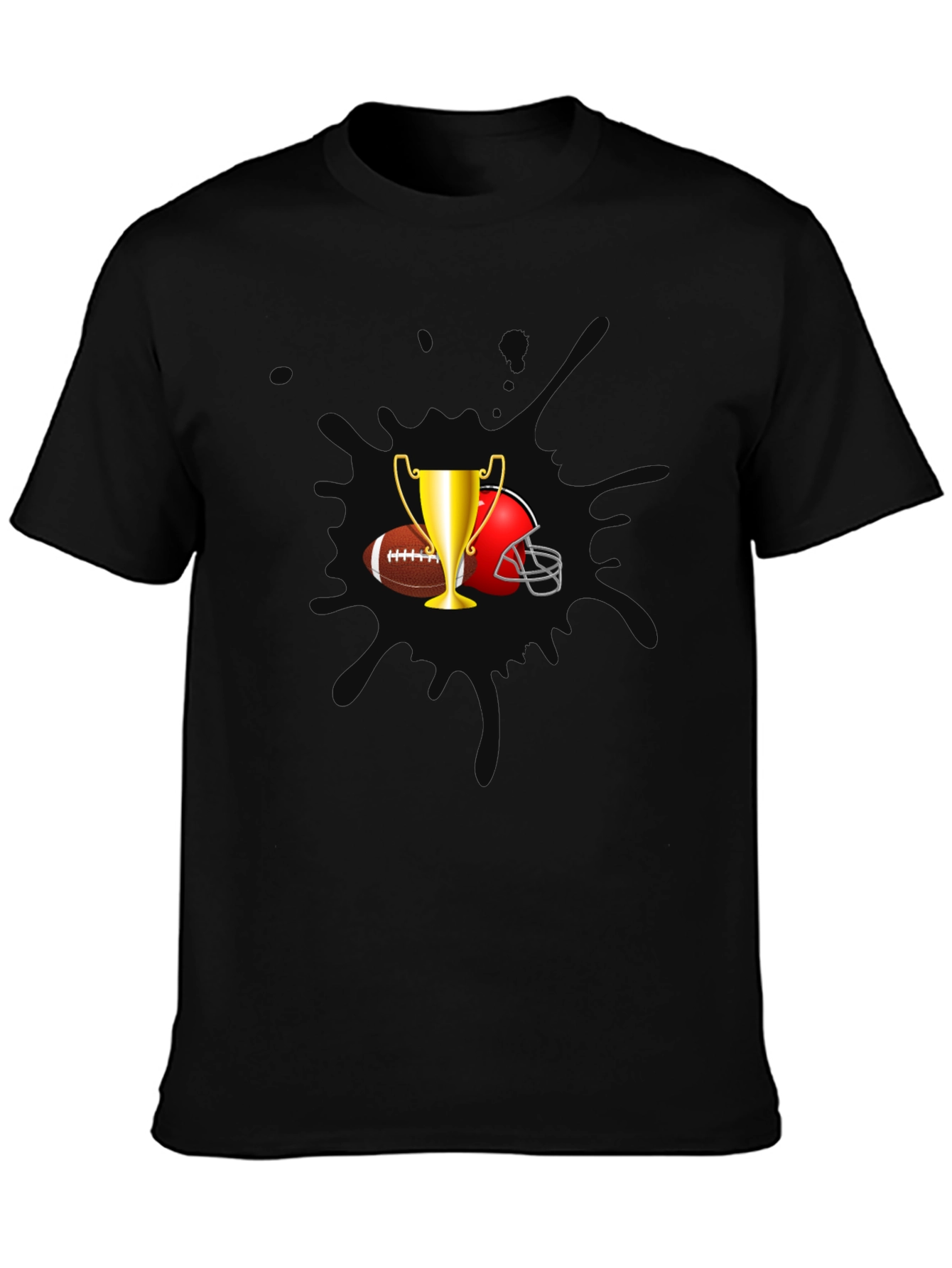 Football Trophy Graphic Tee