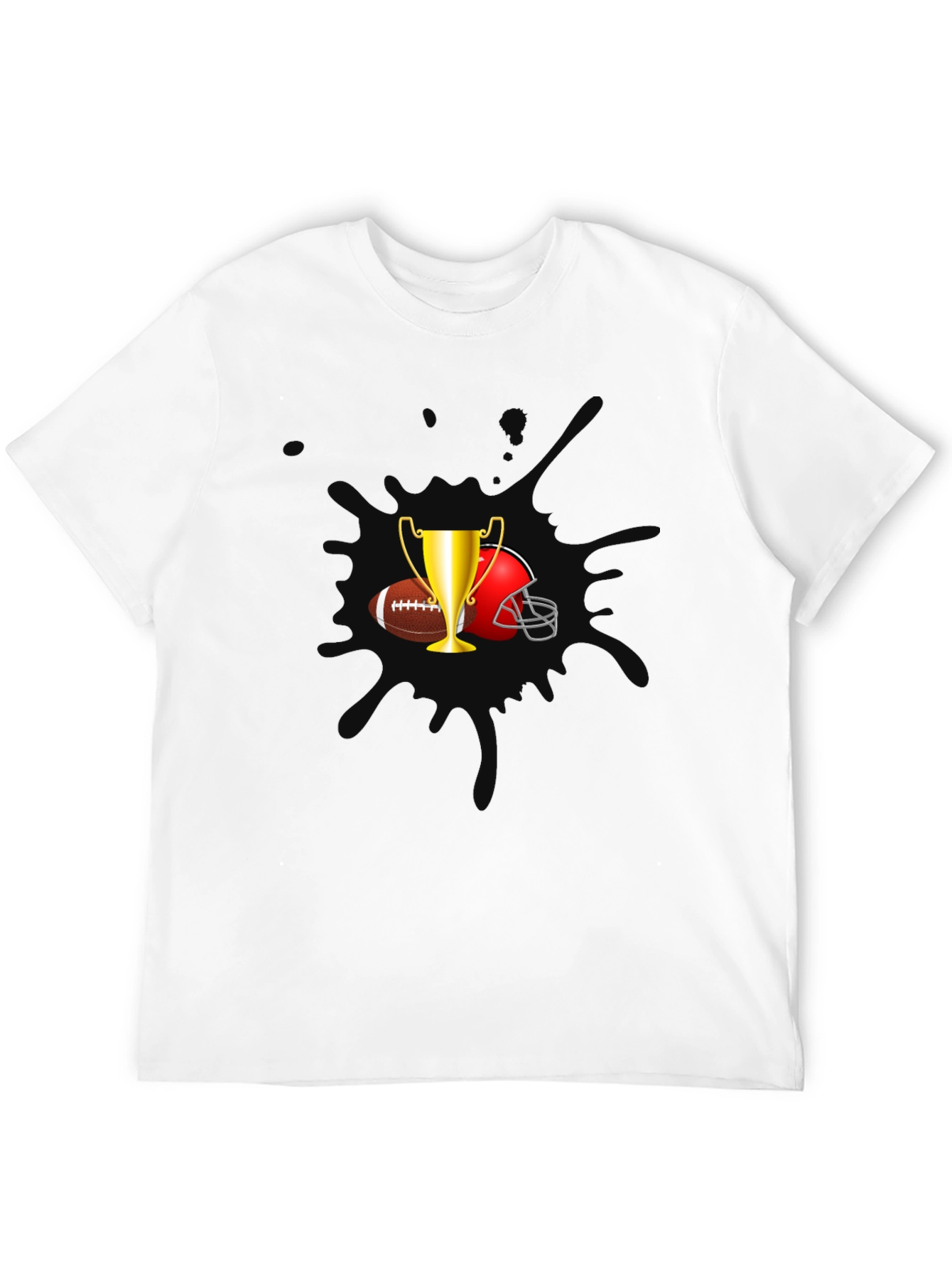 Football Trophy Graphic Tee