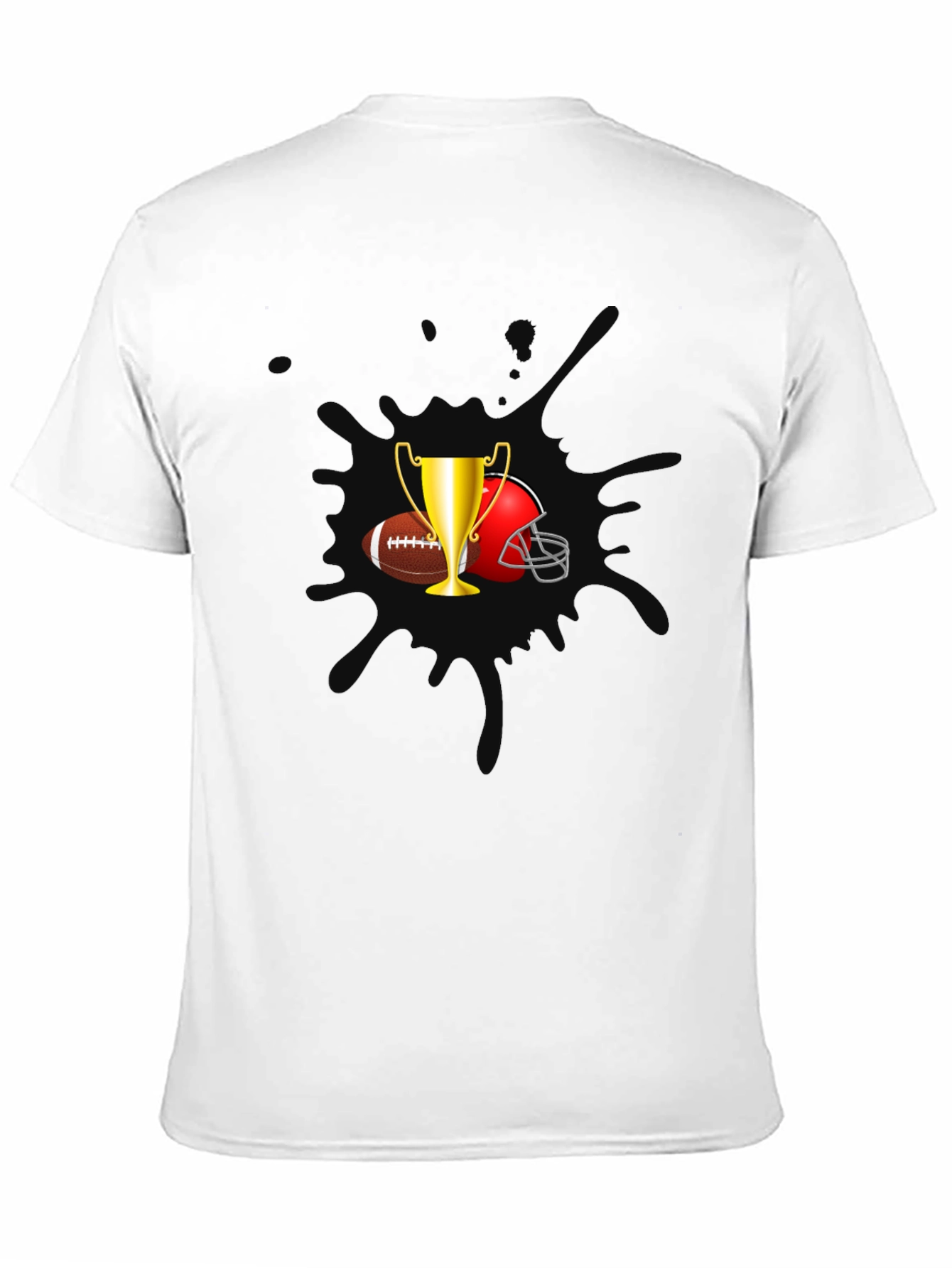 Football Trophy Graphic Tee