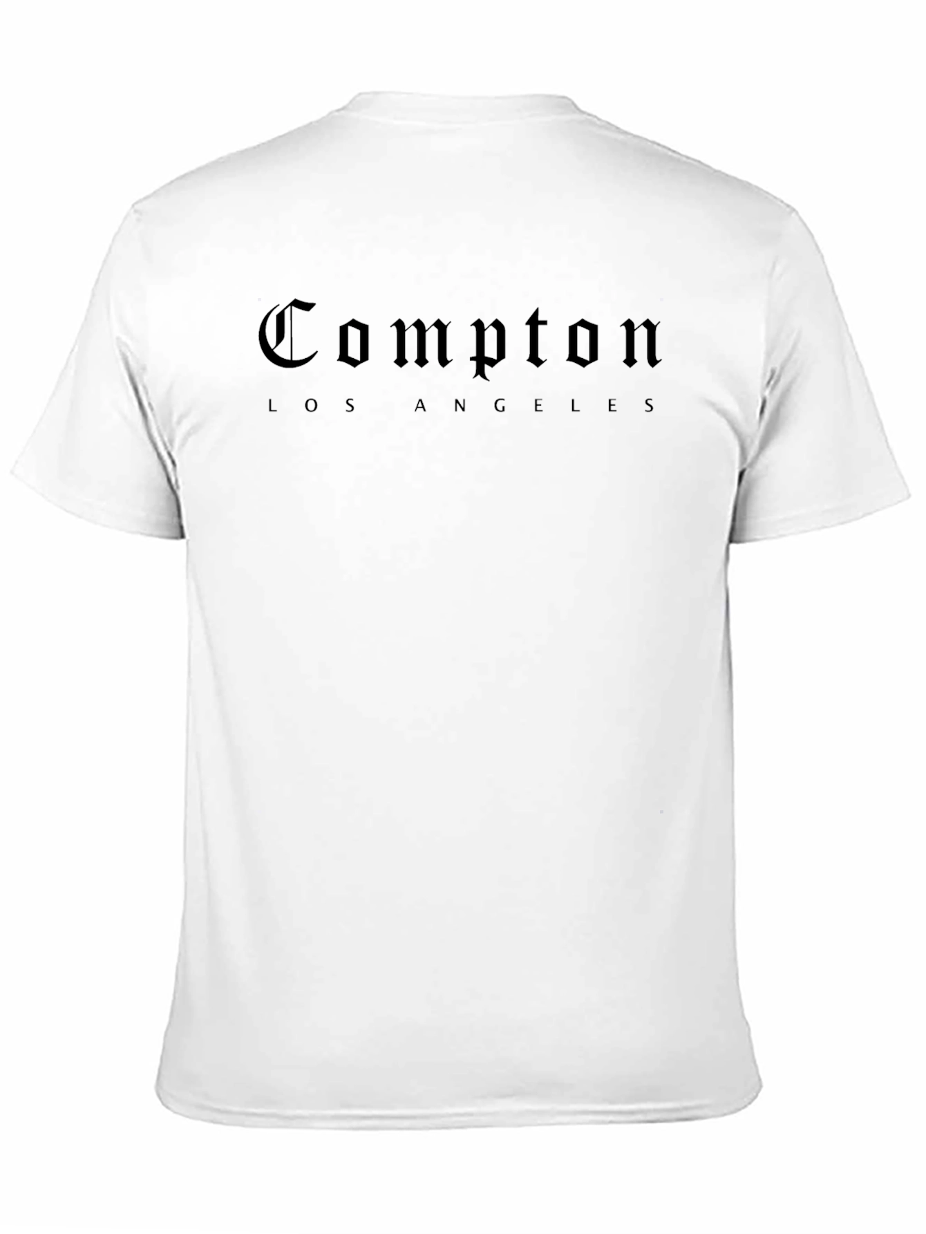 Compton Los Angeles Black Graphic T-Shirt