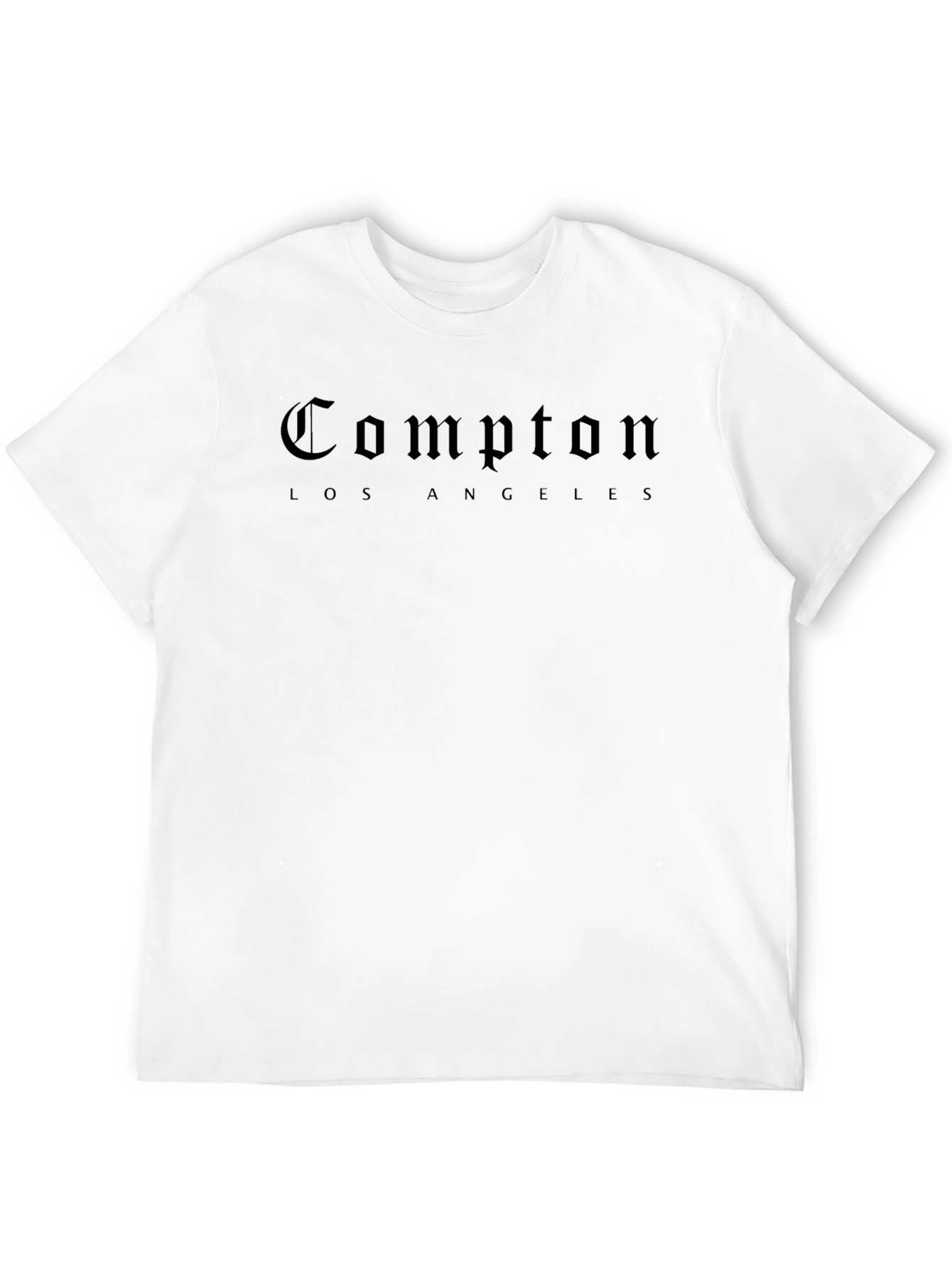Compton Los Angeles Black Graphic T-Shirt