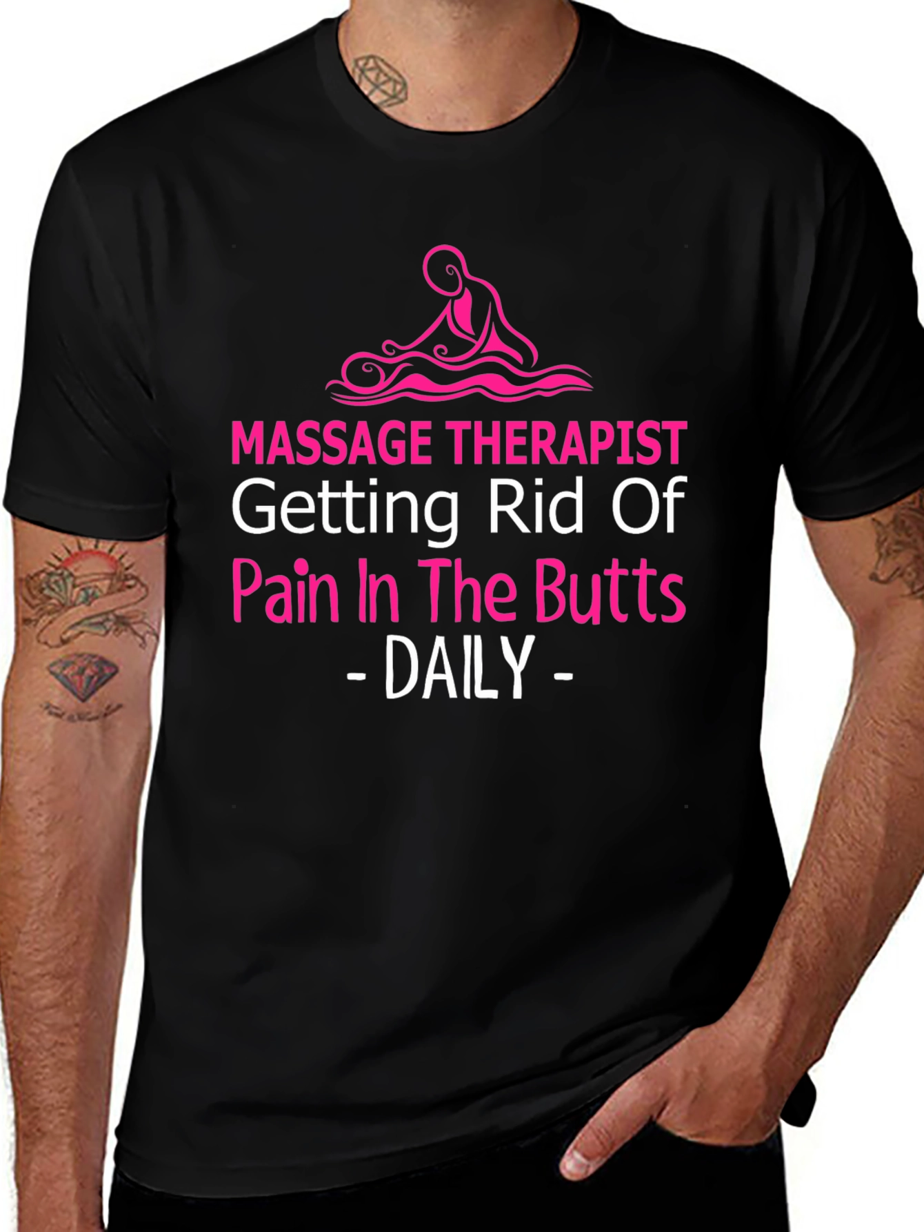 Massage Therapist Funny Graphic Tee