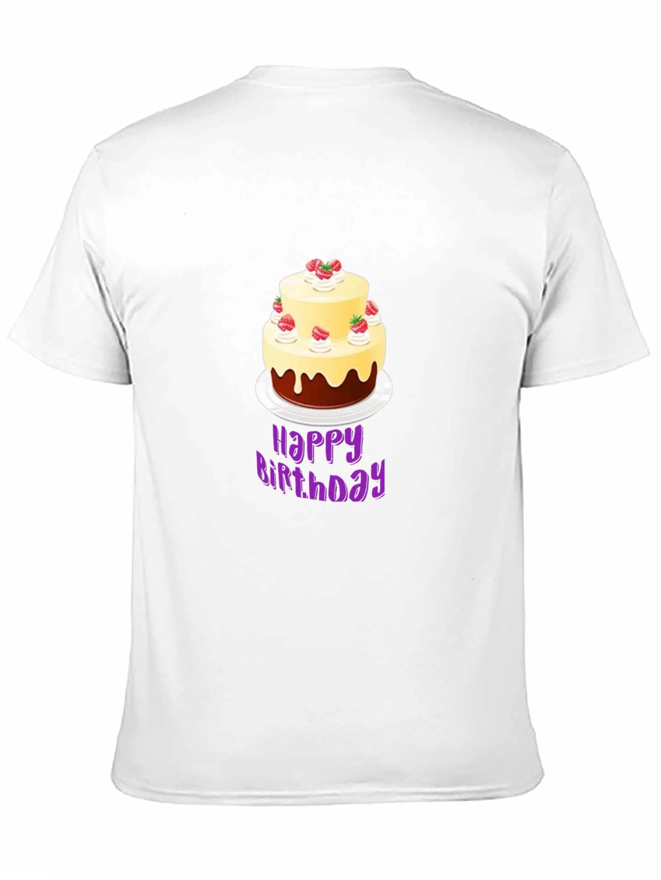 Birthday Cake Graphic Tee - Unique Celebration Style
