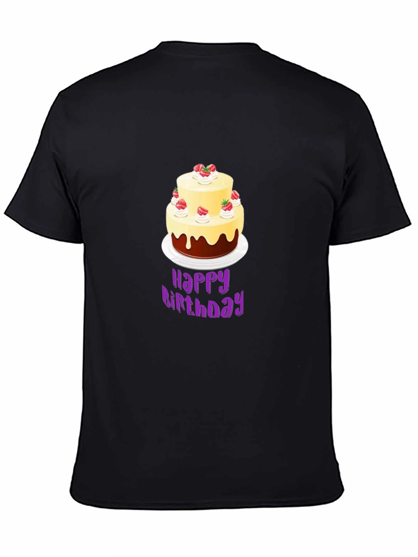 Birthday Cake Graphic Tee - Unique Celebration Style