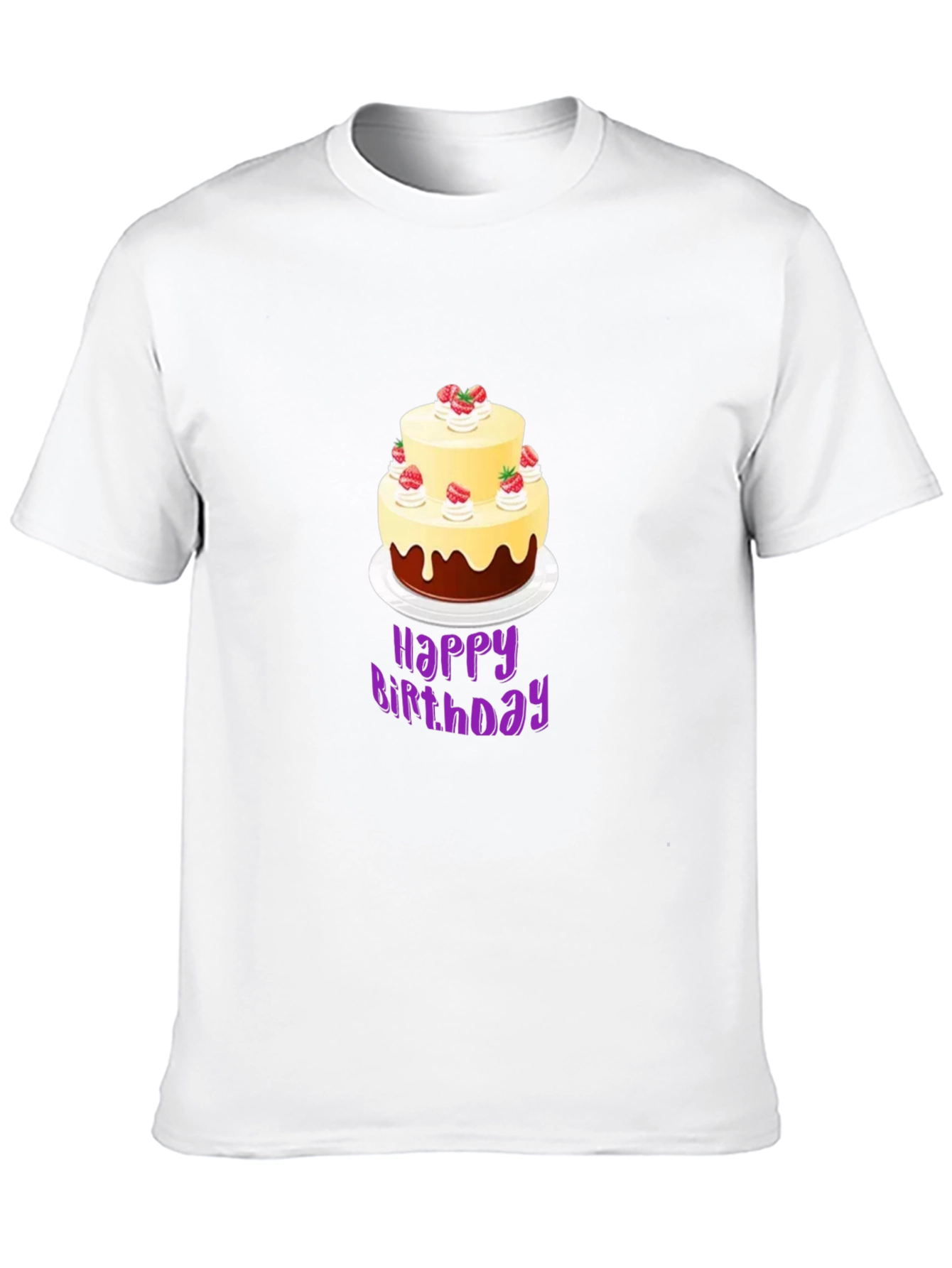 Birthday Cake Graphic Tee - Unique Celebration Style