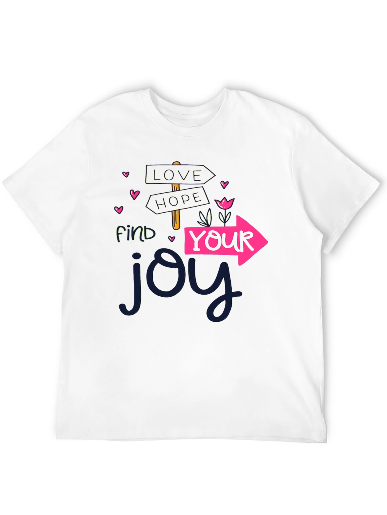 Find Your Joy Graphic T-Shirt - Black