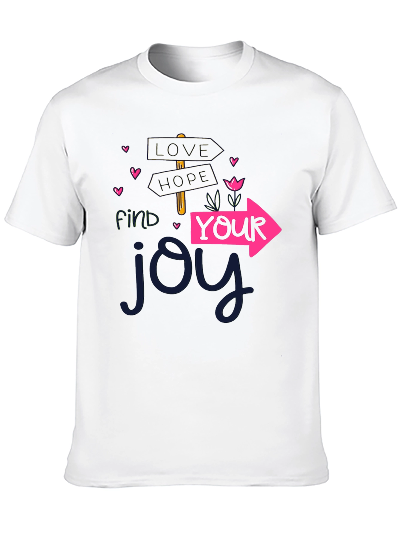 Find Your Joy Graphic T-Shirt - Black