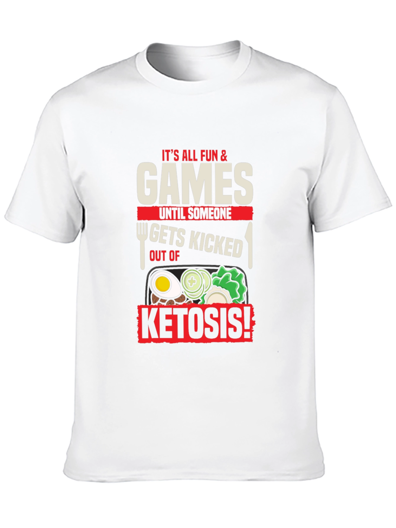 Keto Diet T-Shirt - Funny Ketosis Graphic Tee