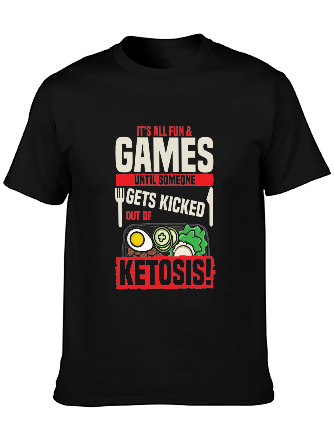 Keto Diet T-Shirt - Funny Ketosis Graphic Tee