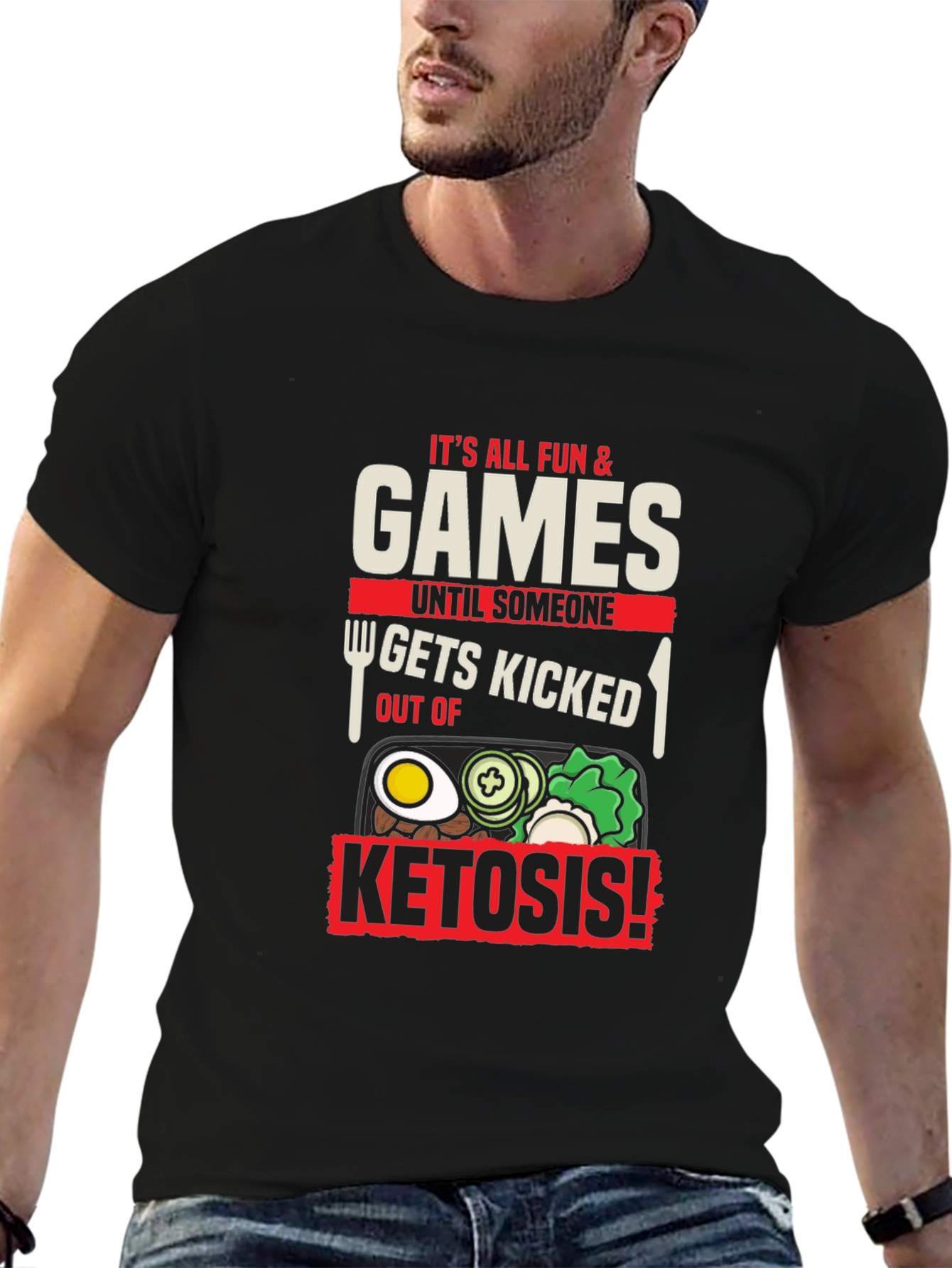Keto Diet T-Shirt - Funny Ketosis Graphic Tee