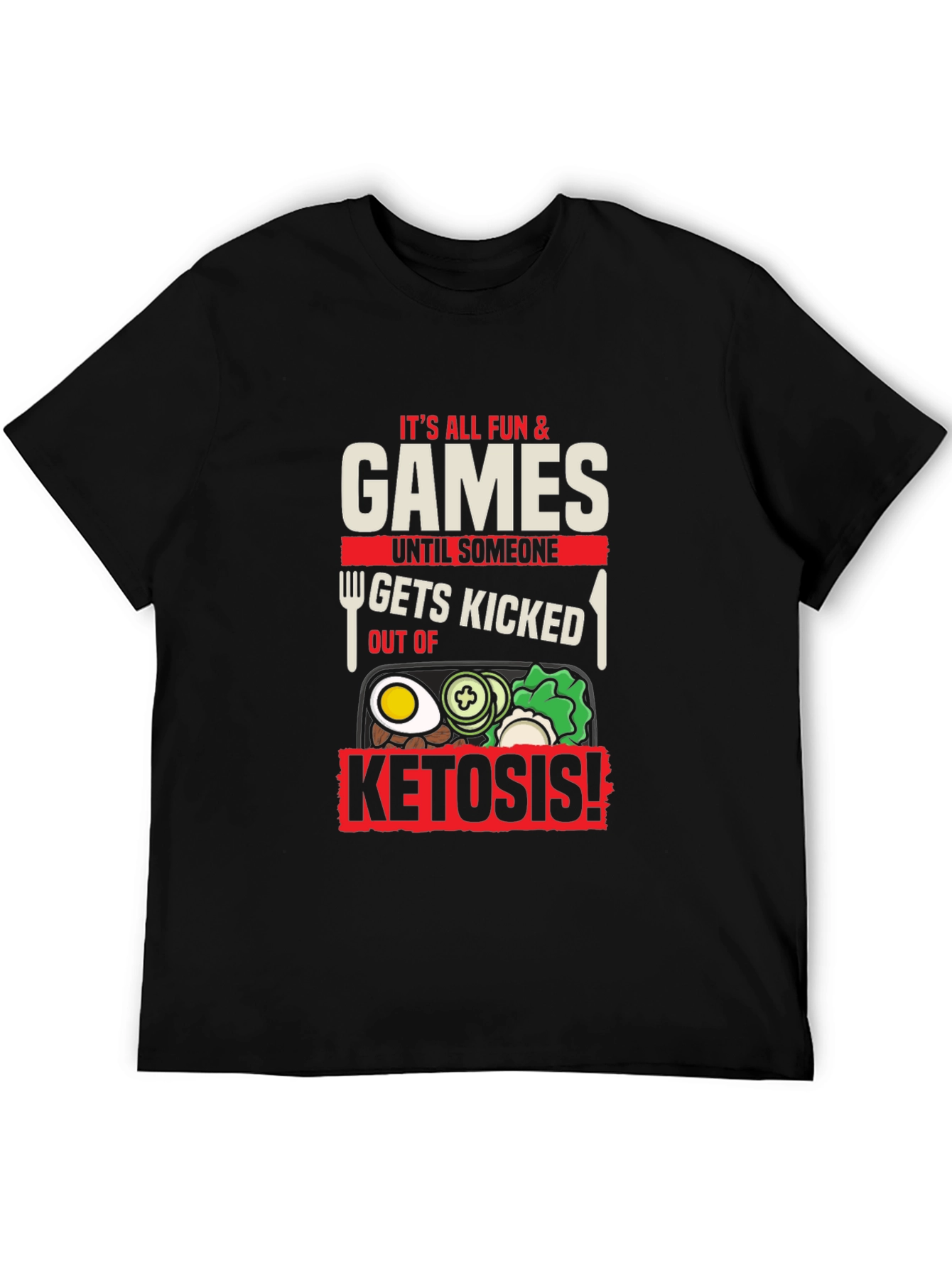 Keto Diet T-Shirt - Funny Ketosis Graphic Tee