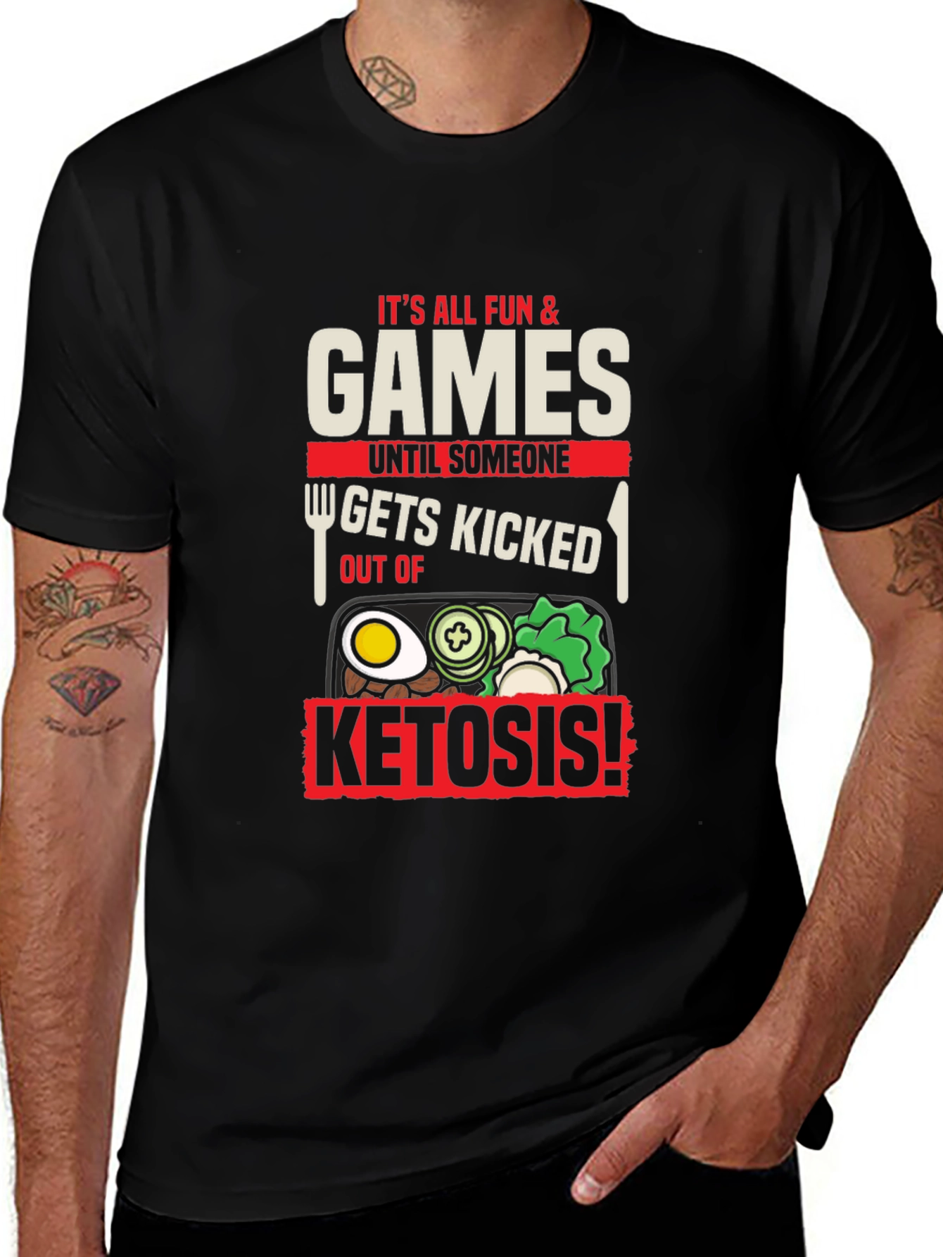 Keto Diet T-Shirt - Funny Ketosis Graphic Tee